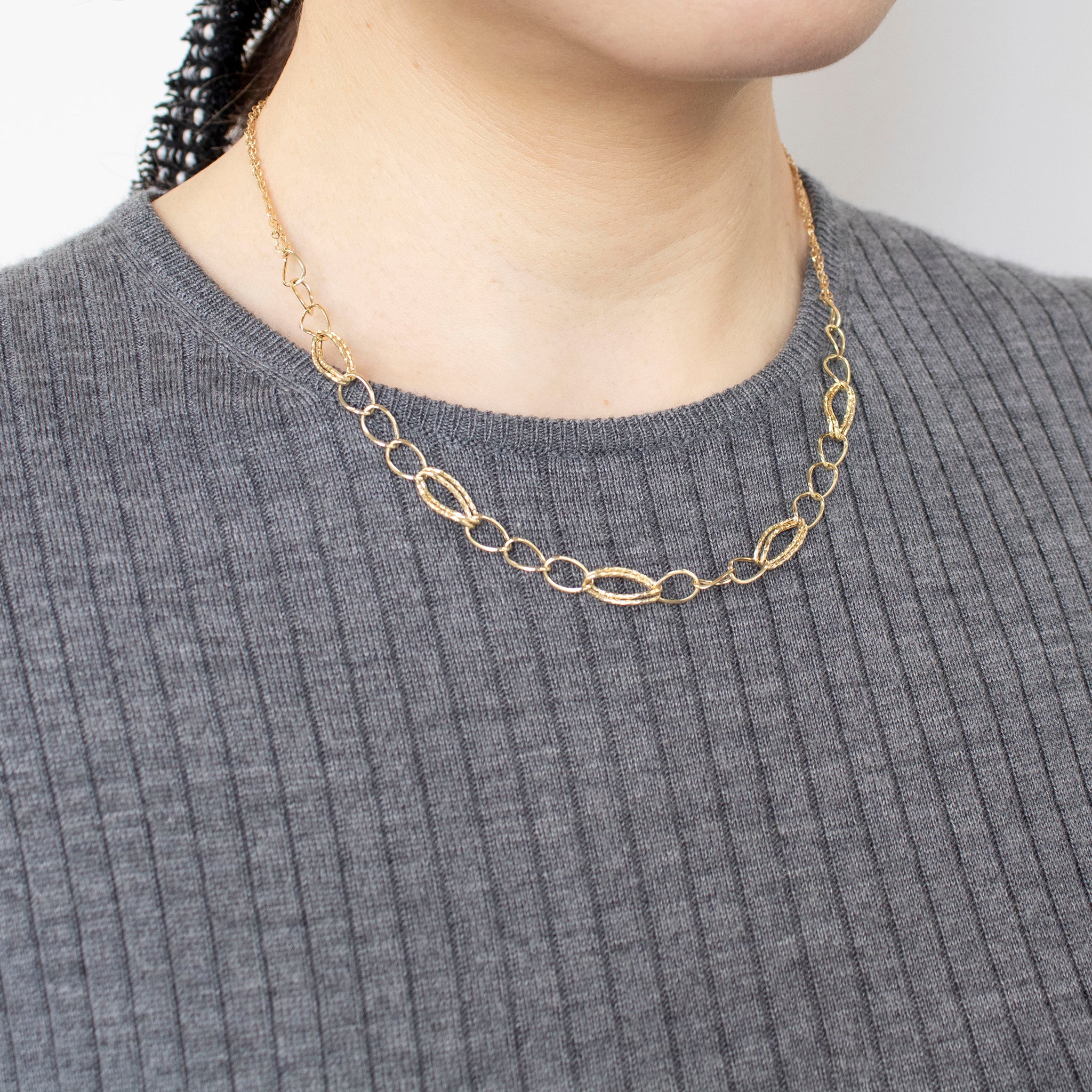 K18ネックレス(イタリア製)《25T10127》