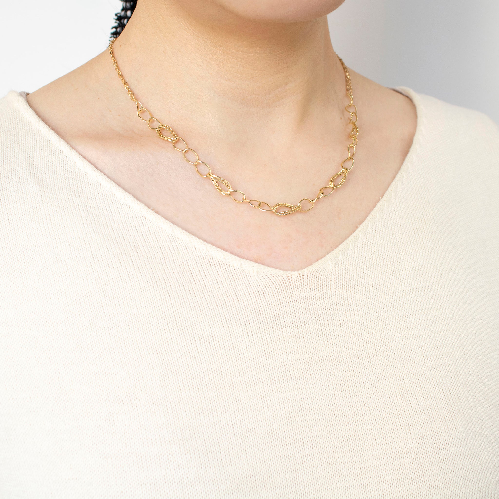 K18ネックレス(イタリア製)《25T10127》