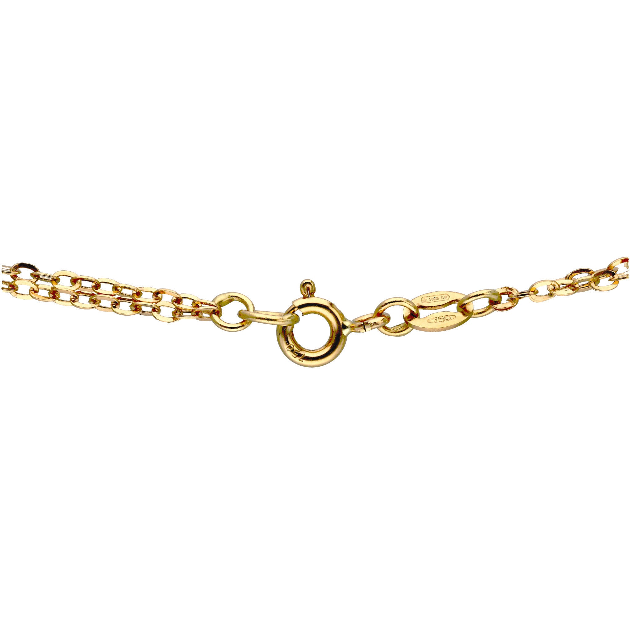 K18ネックレス(イタリア製)《25T10127》