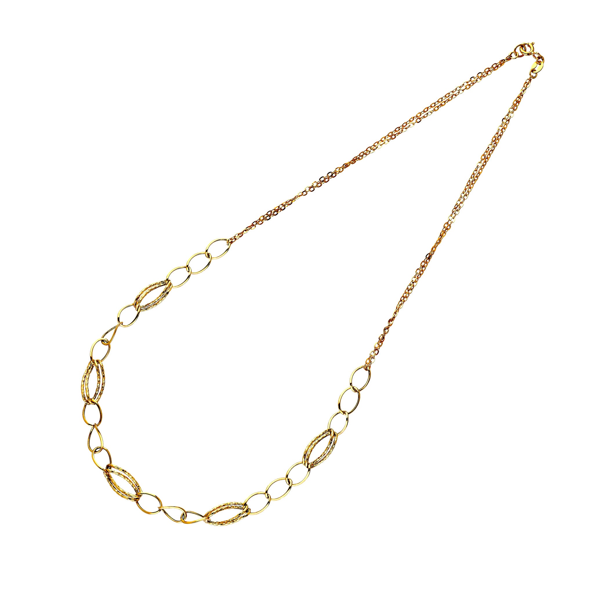 K18ネックレス(イタリア製)《25T10127》