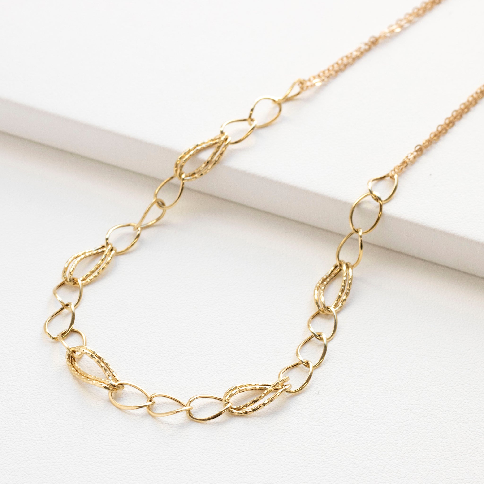 K18ネックレス(イタリア製)《25T10127》