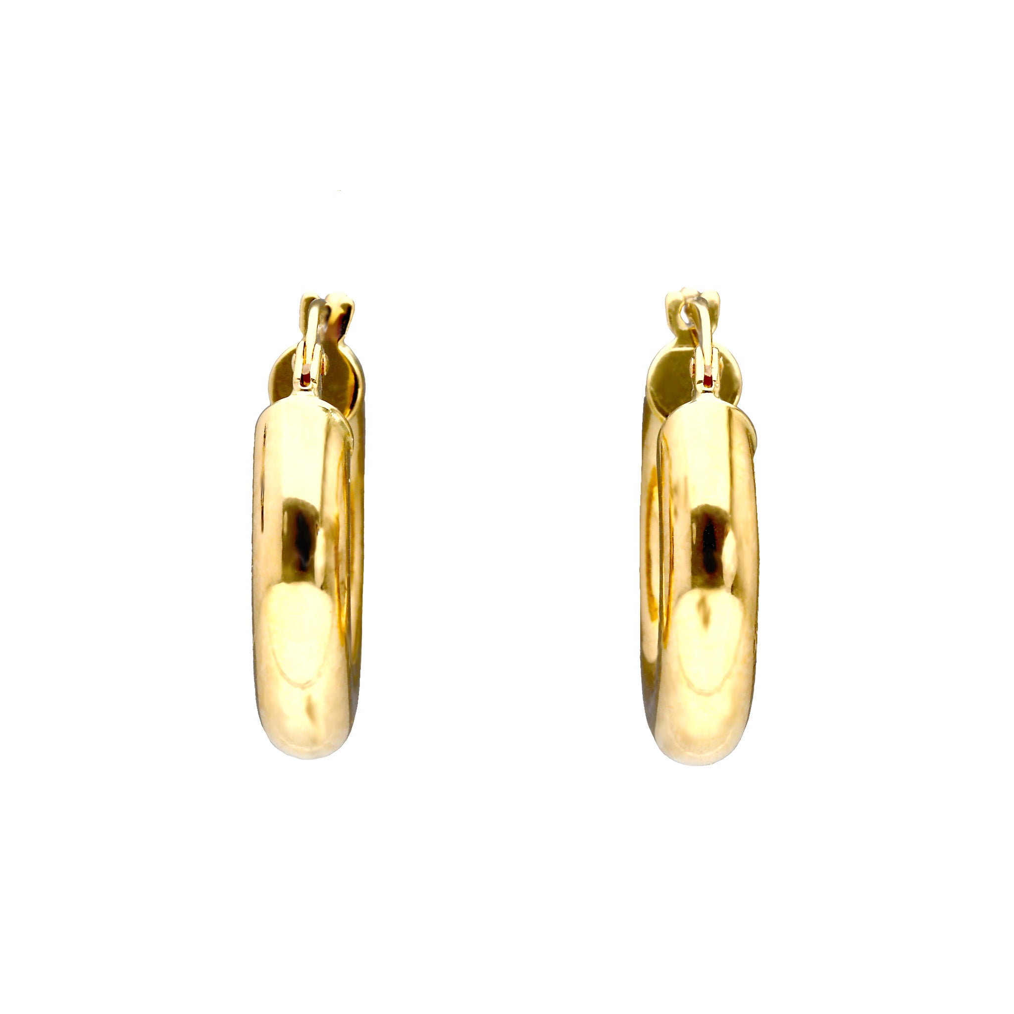 K18ピアス(フープ/イタリア製)《25T10129》