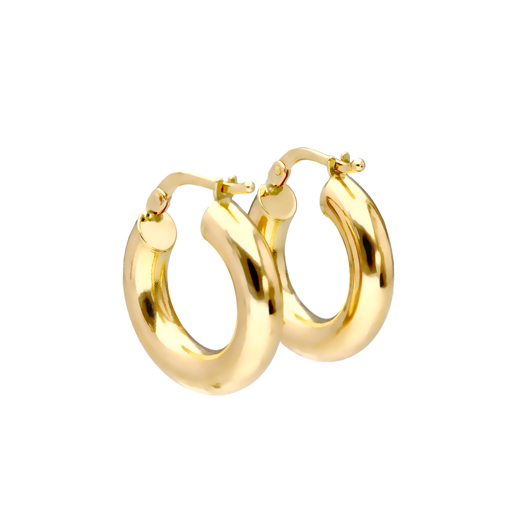 K18ピアス(フープ/イタリア製)《25T10129》