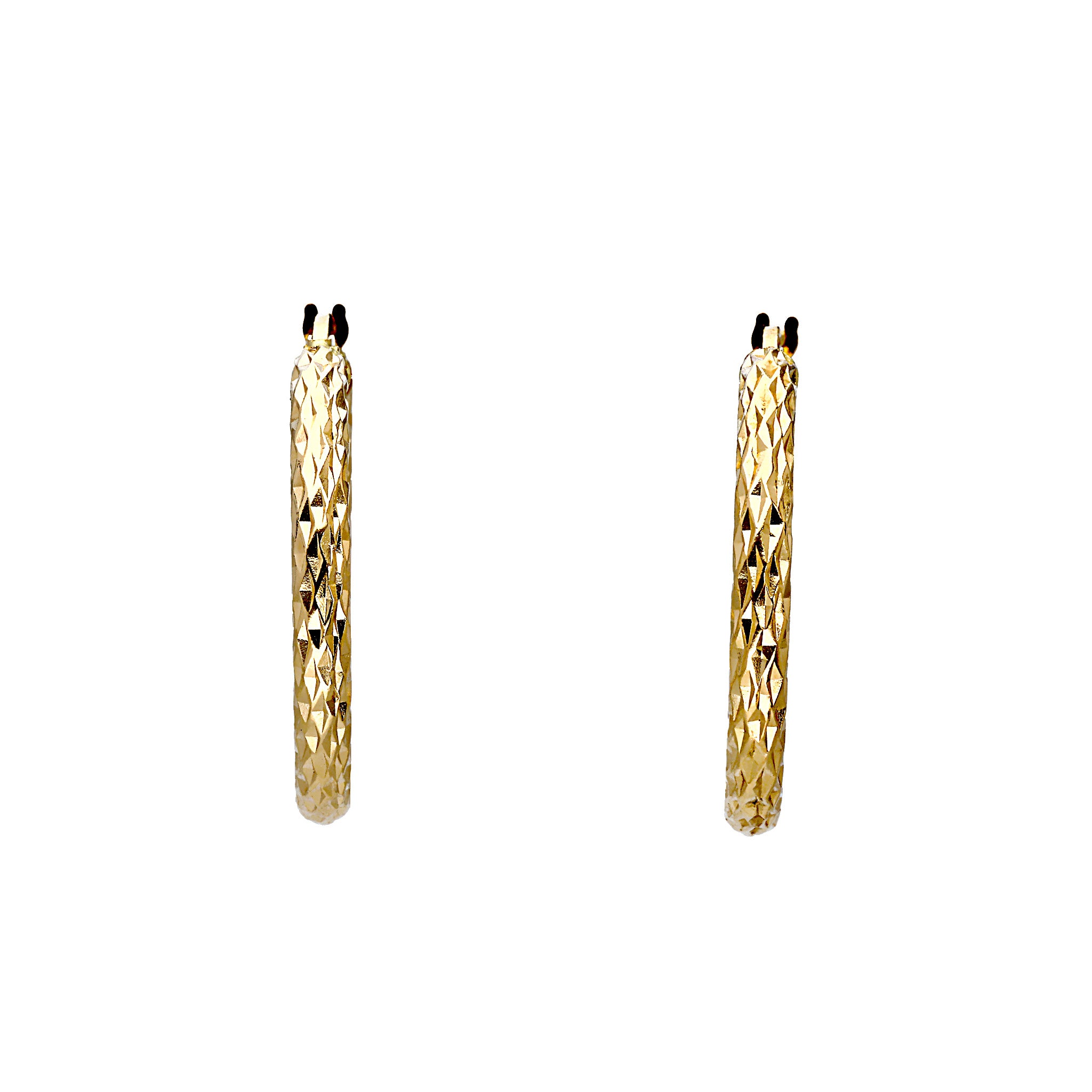 K18ピアス(フープ/イタリア製)《25T10131》