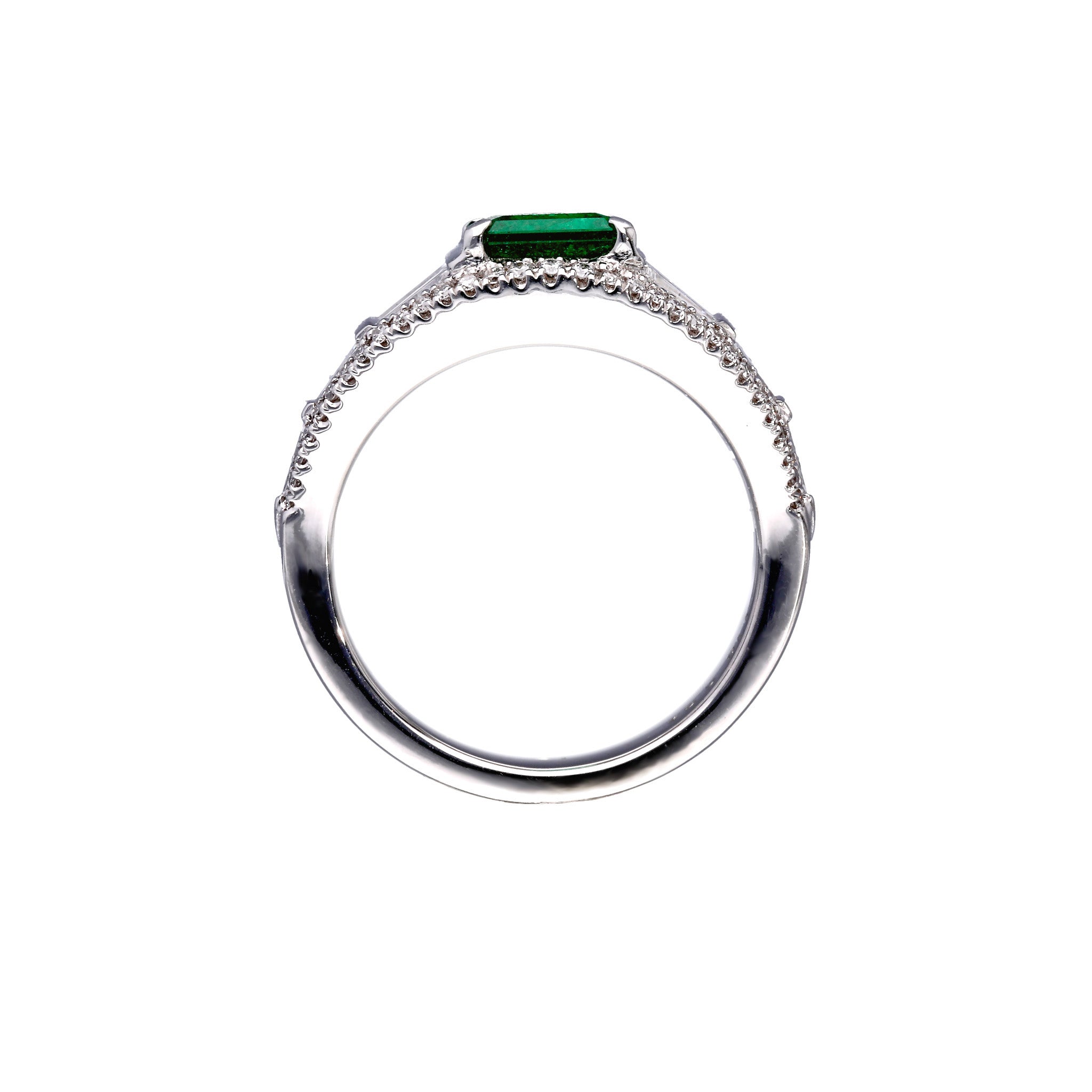 【限定1点】エメラルド/ダイヤモンド プラチナリング(1.16カラット/5月誕生石/鑑別書付)《25T10152》