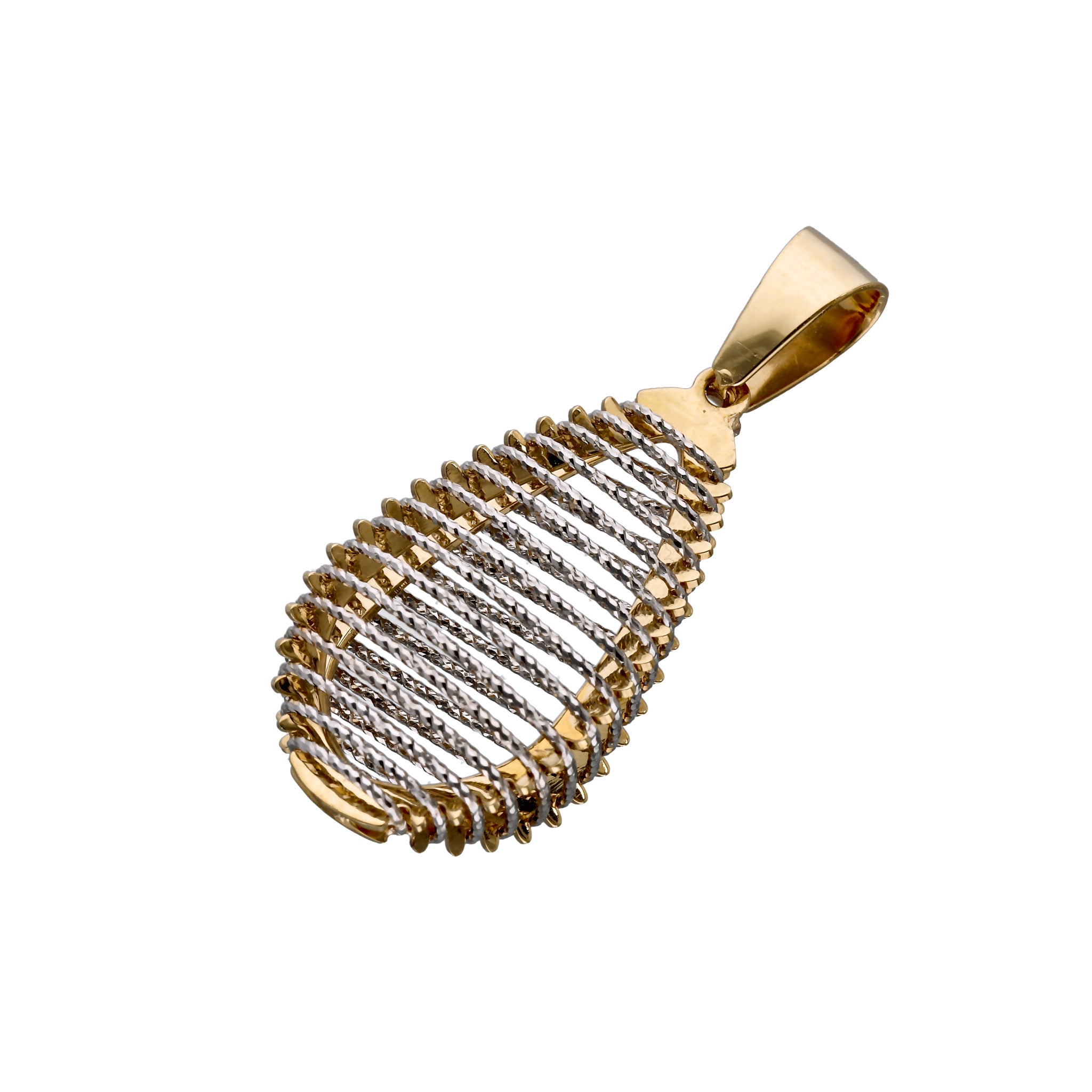 K18ペンダントトップ(コンビカラー/イタリア製)《25T10160》