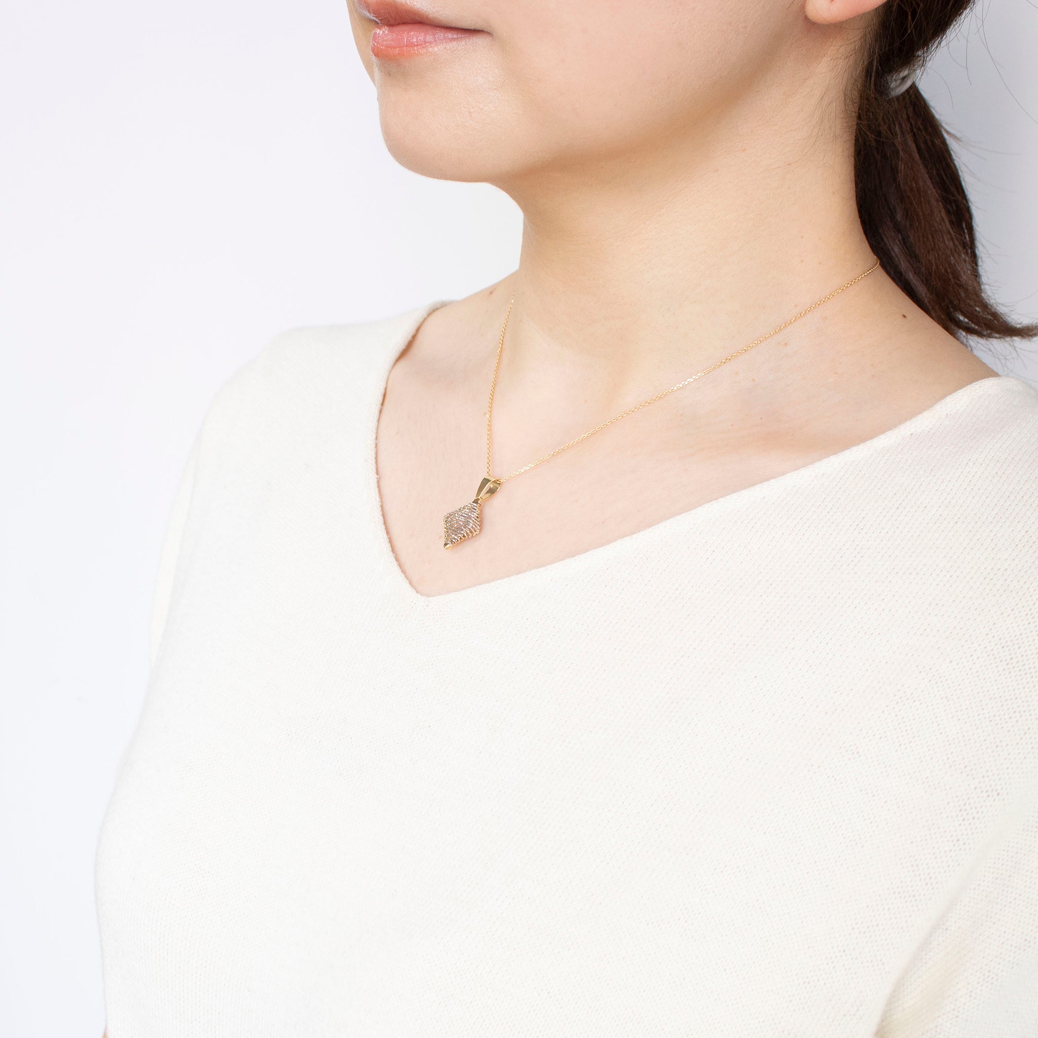 K18ペンダントトップ(コンビカラー/イタリア製)《25T10161》