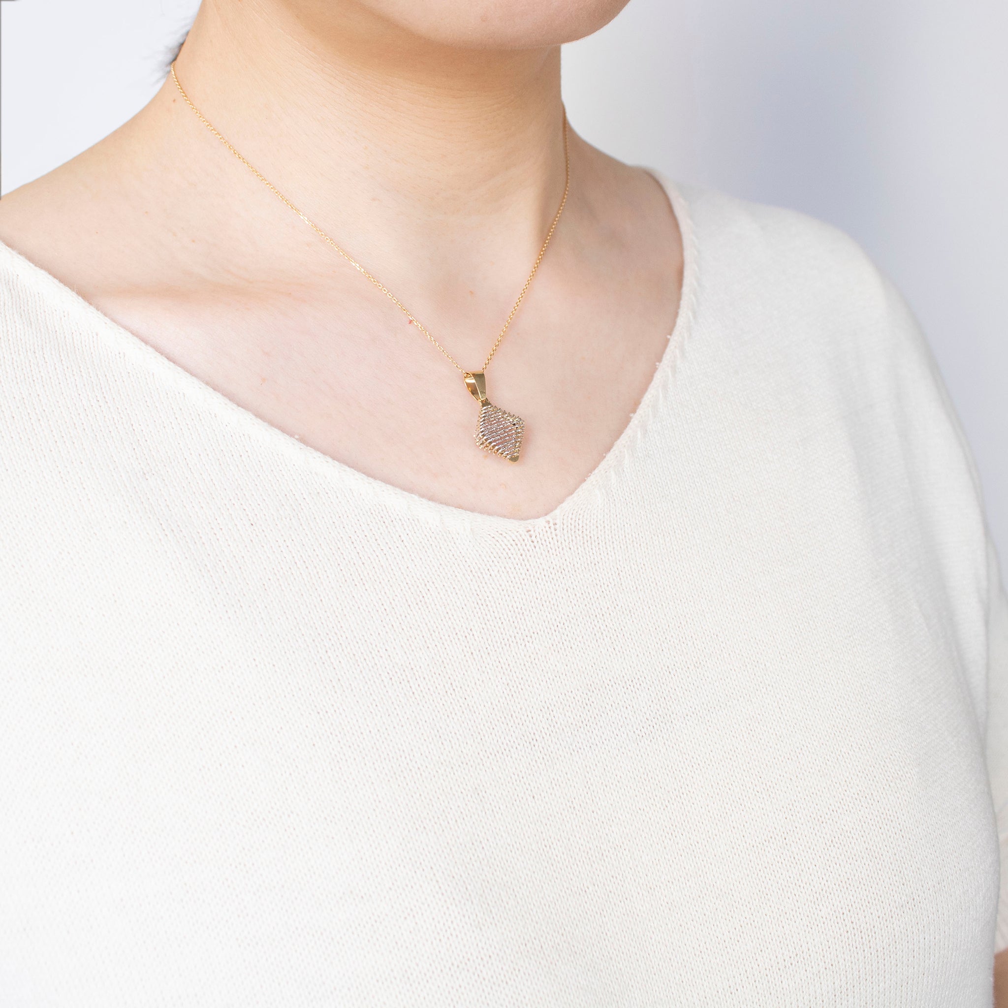 K18ペンダントトップ(コンビカラー/イタリア製)《25T10161》