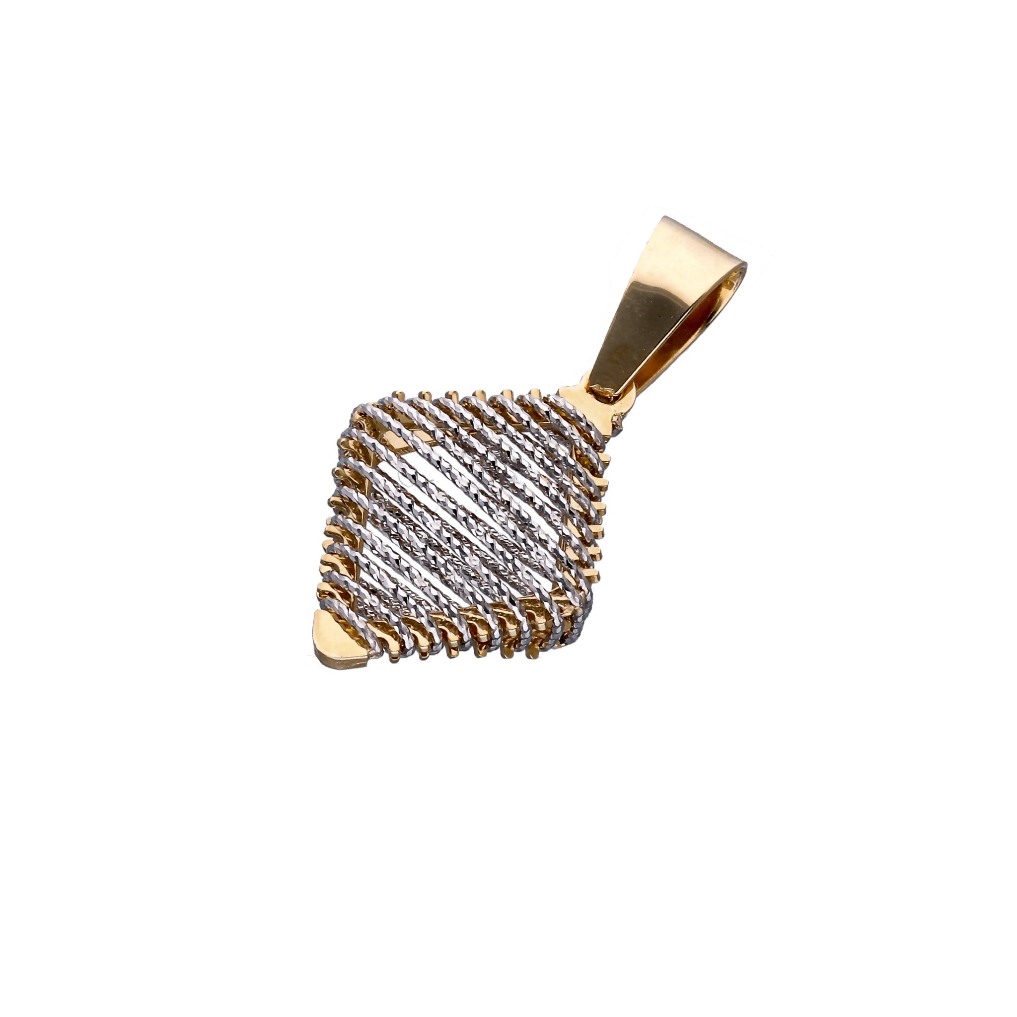 K18ペンダントトップ(コンビカラー/イタリア製)《25T10161》