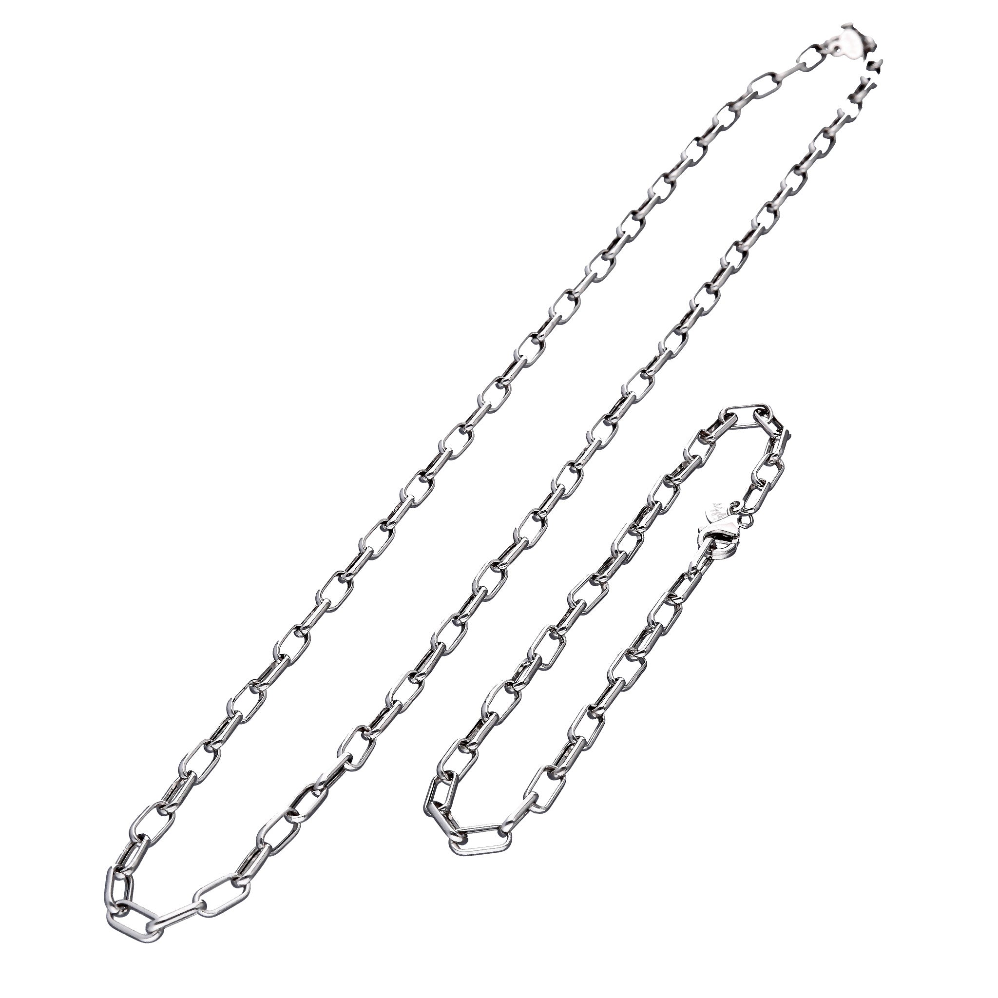 K18ブレスレット(ロジウムメッキ/イタリア製)《25T10163》