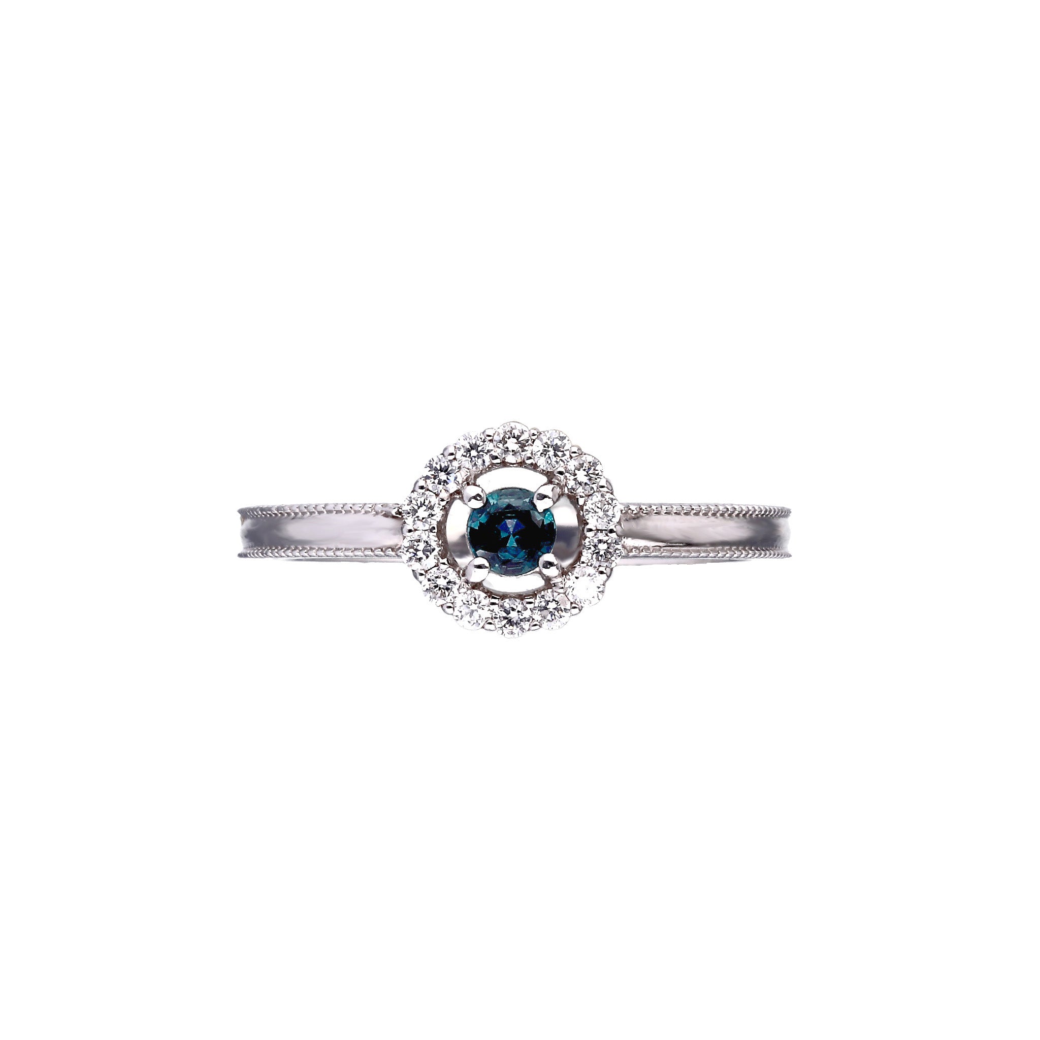 【限定1点】アレキンサンドライト/ダイヤモンド プラチナリング(6月誕生石)《25T10164》