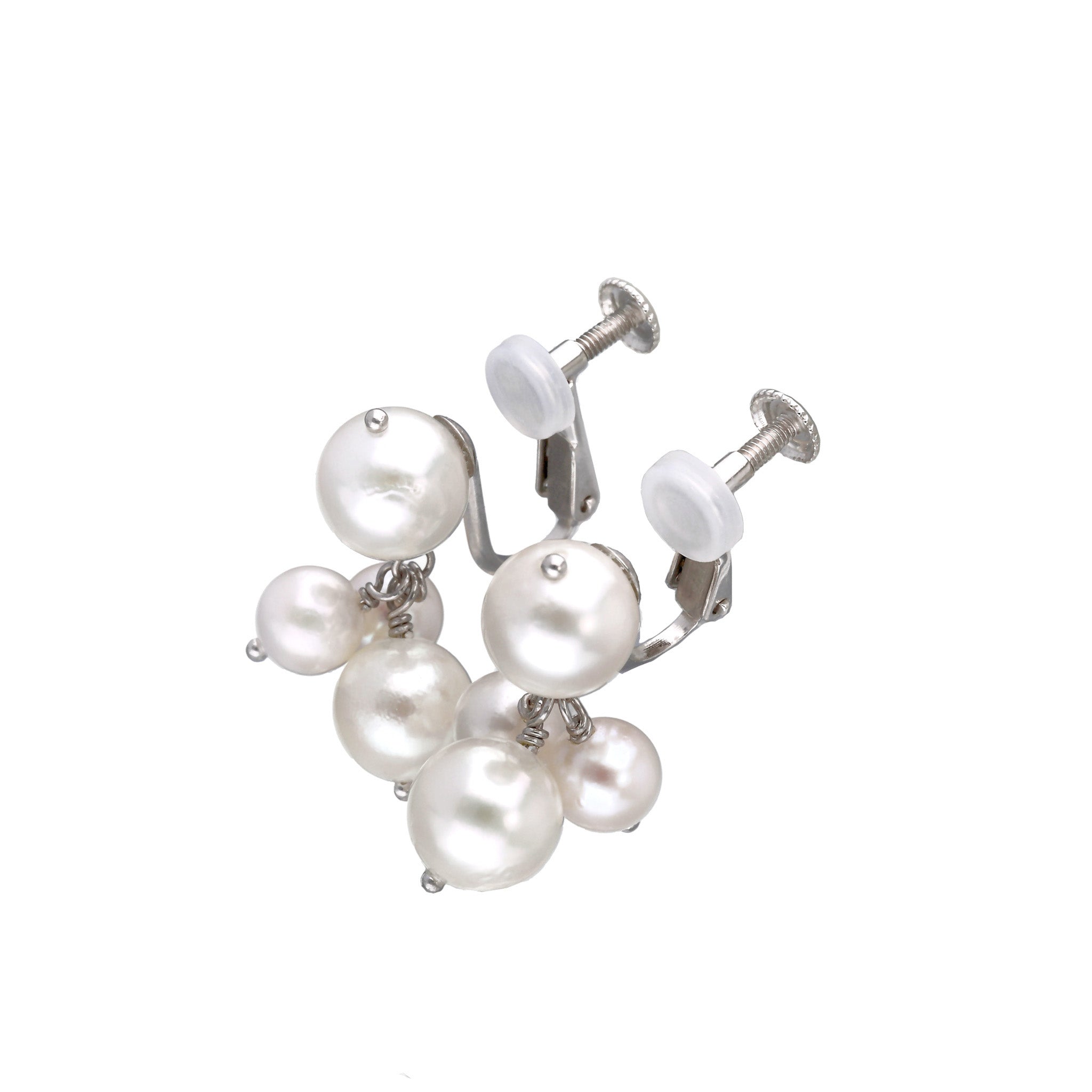 パール シルバーイヤリング(アコヤ真珠/6月誕生石)《25T10177》