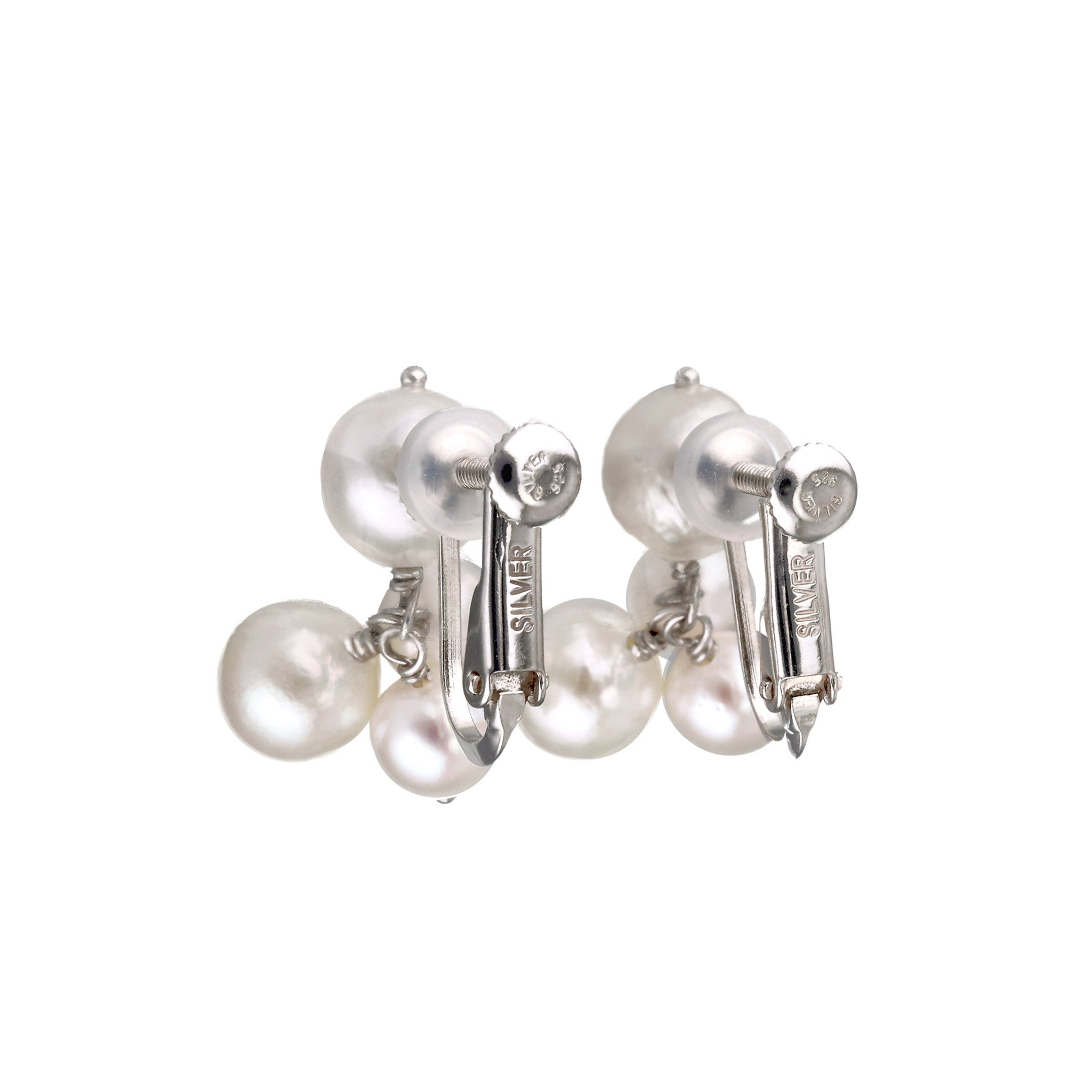 パール シルバーイヤリング(アコヤ真珠/6月誕生石)《25T10177》