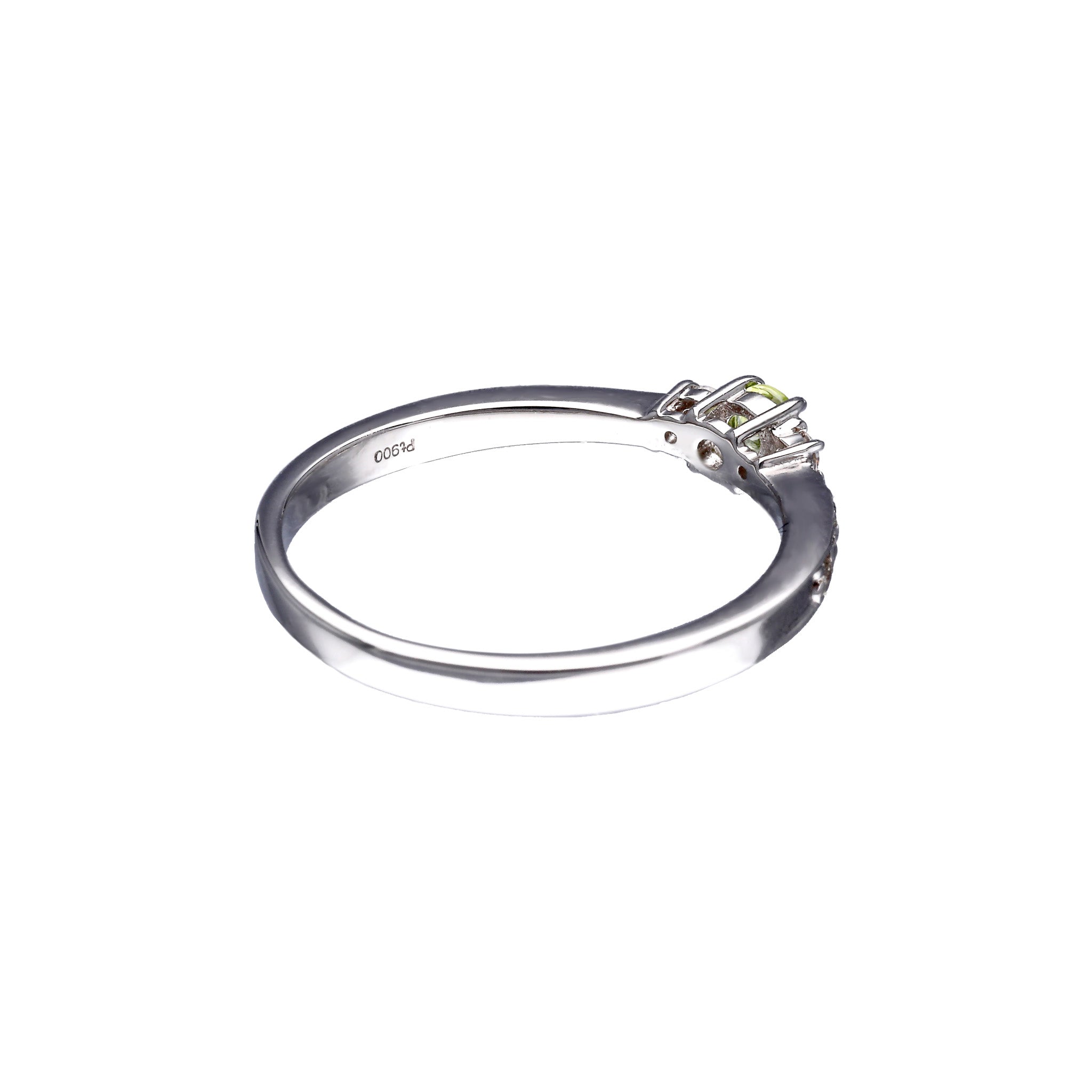 【限定数1】スフェーン/ダイヤモンド プラチナリング(7月誕生石)《25T10187》