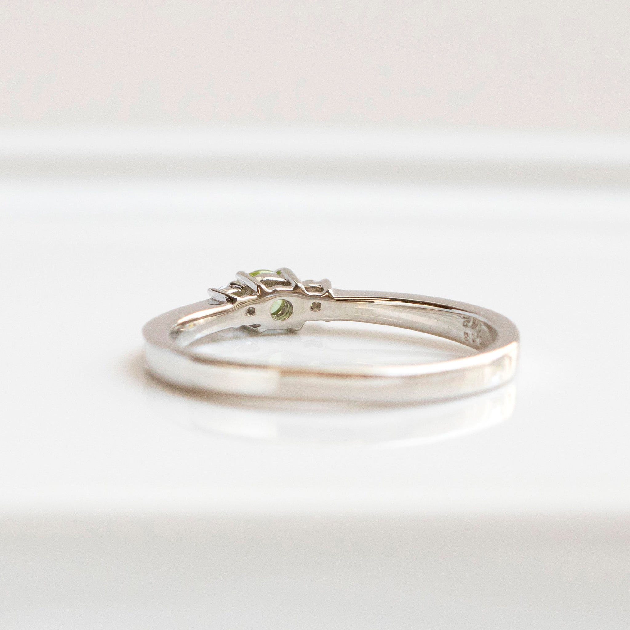 【限定数1】スフェーン/ダイヤモンド プラチナリング(7月誕生石)《25T10187》