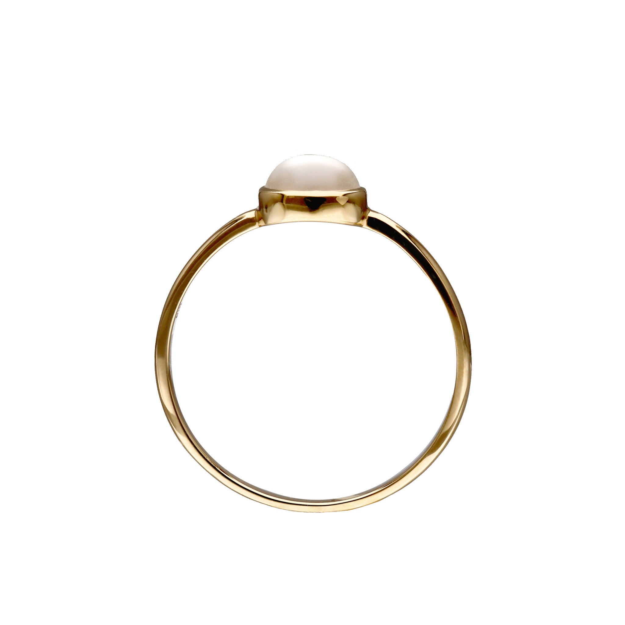 【限定数1】ムーンストーン K18リング(6月誕生石)《25T10211》