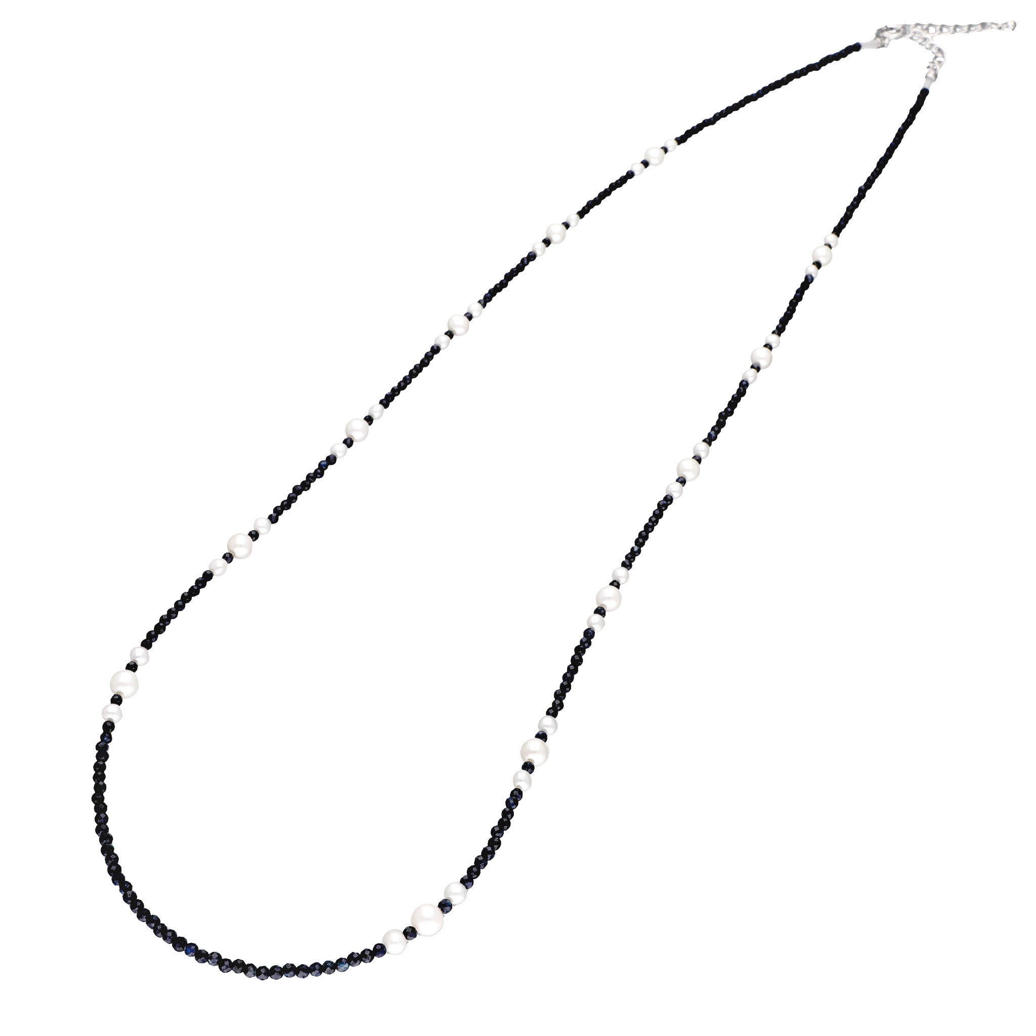 サファイア/パール ネックレス(淡水真珠/9月誕生石)《25T10223》