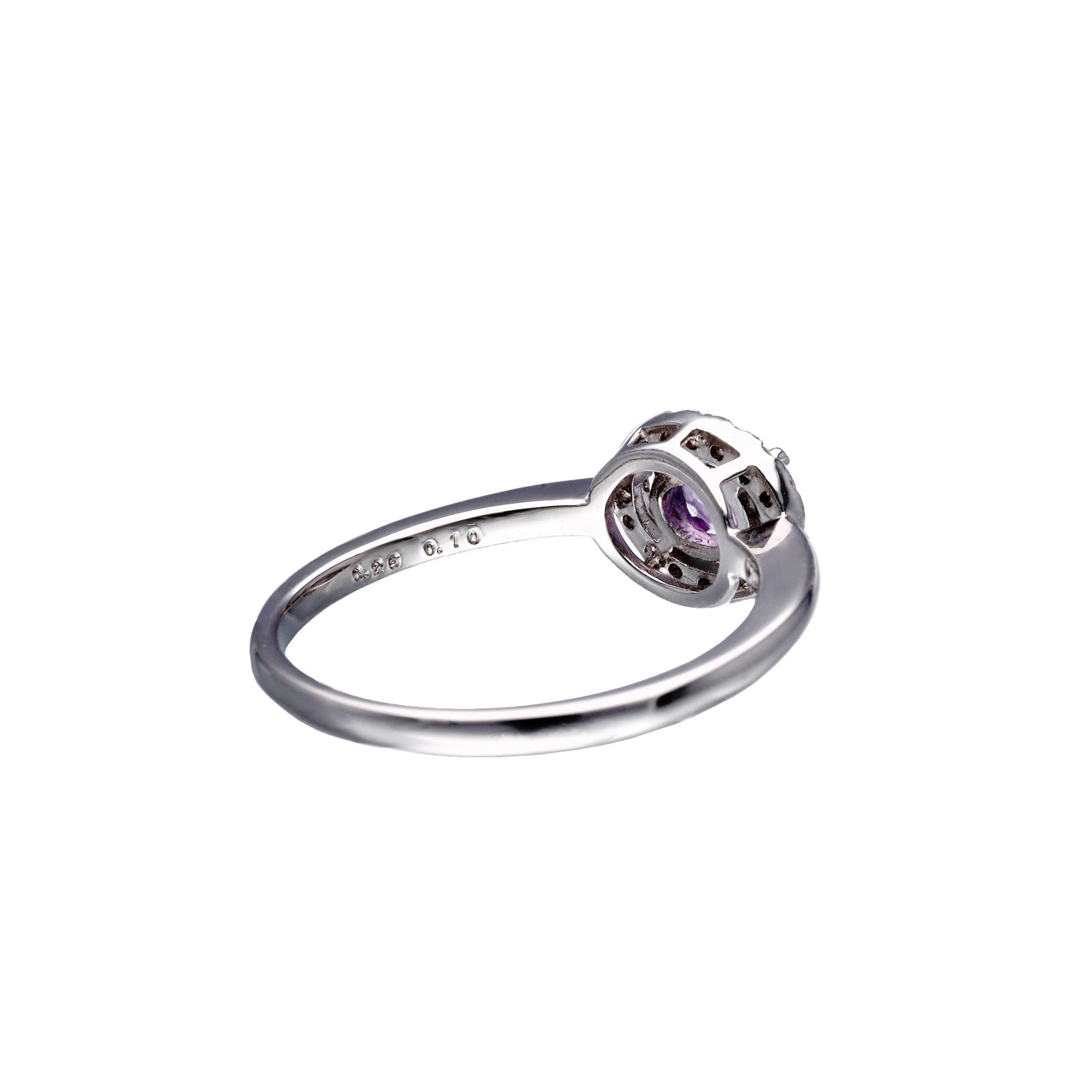 【限定数1】ハックマナイト/ダイヤモンド プラチナリング《25T10229》