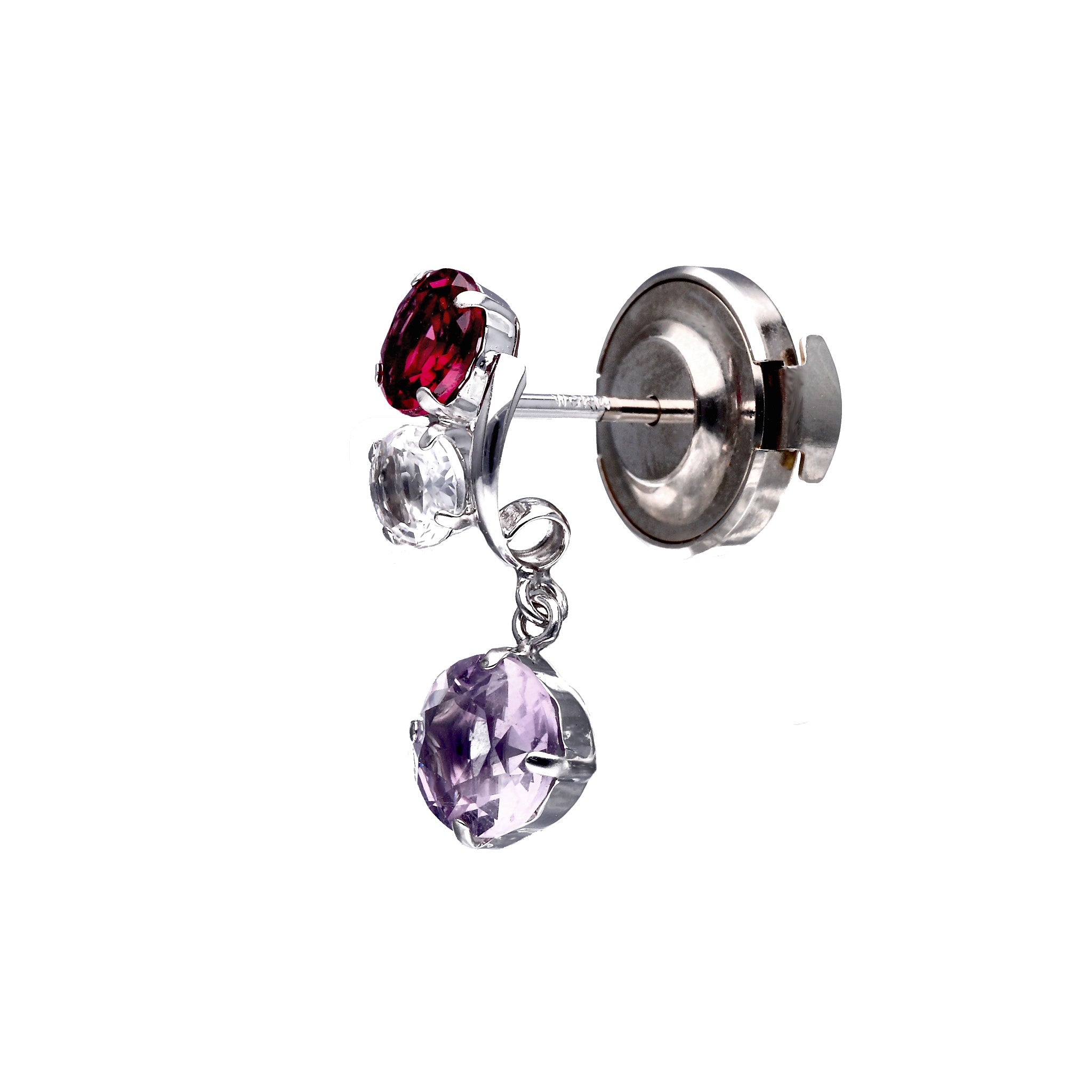 【限定6点】アメシスト/ガーネット K14ブローチ《25T10230》