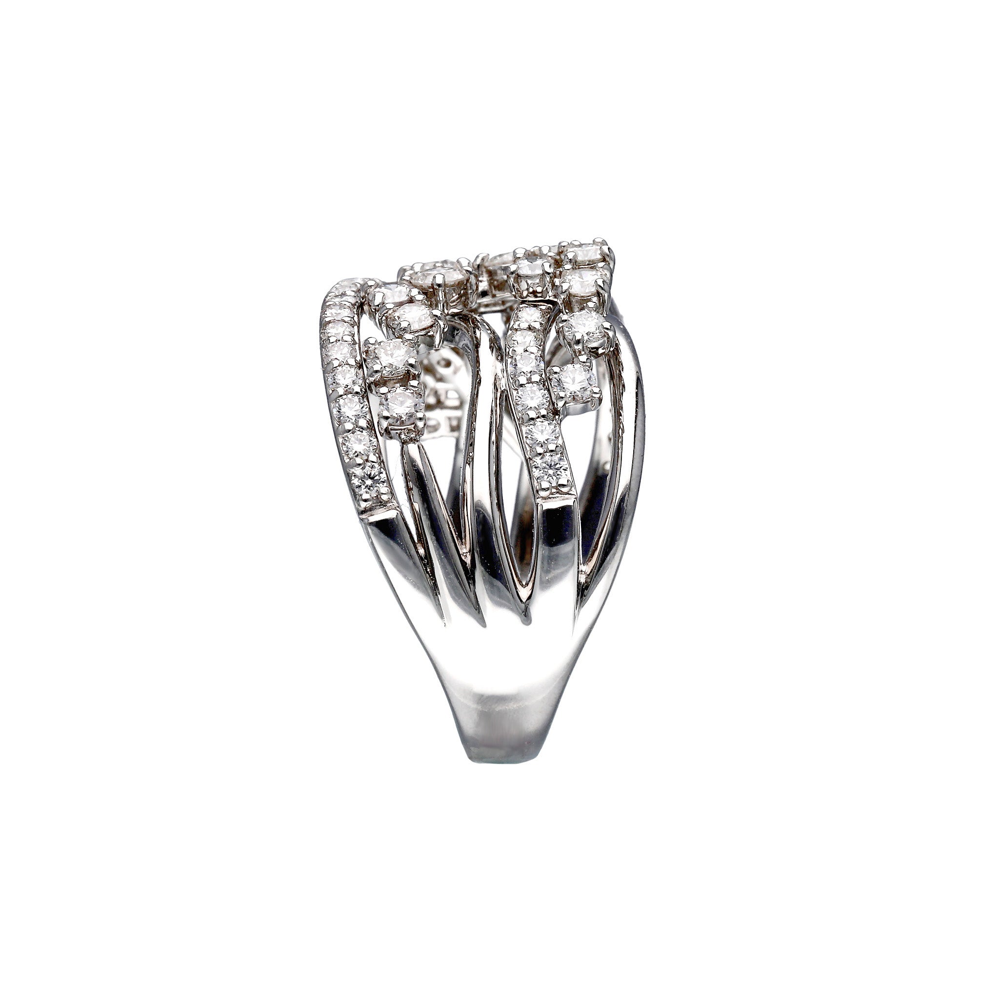 【限定数1】ダイヤモンド プラチナリング(計1.00カラット/鑑別書付/4月誕生石)《25T10236》