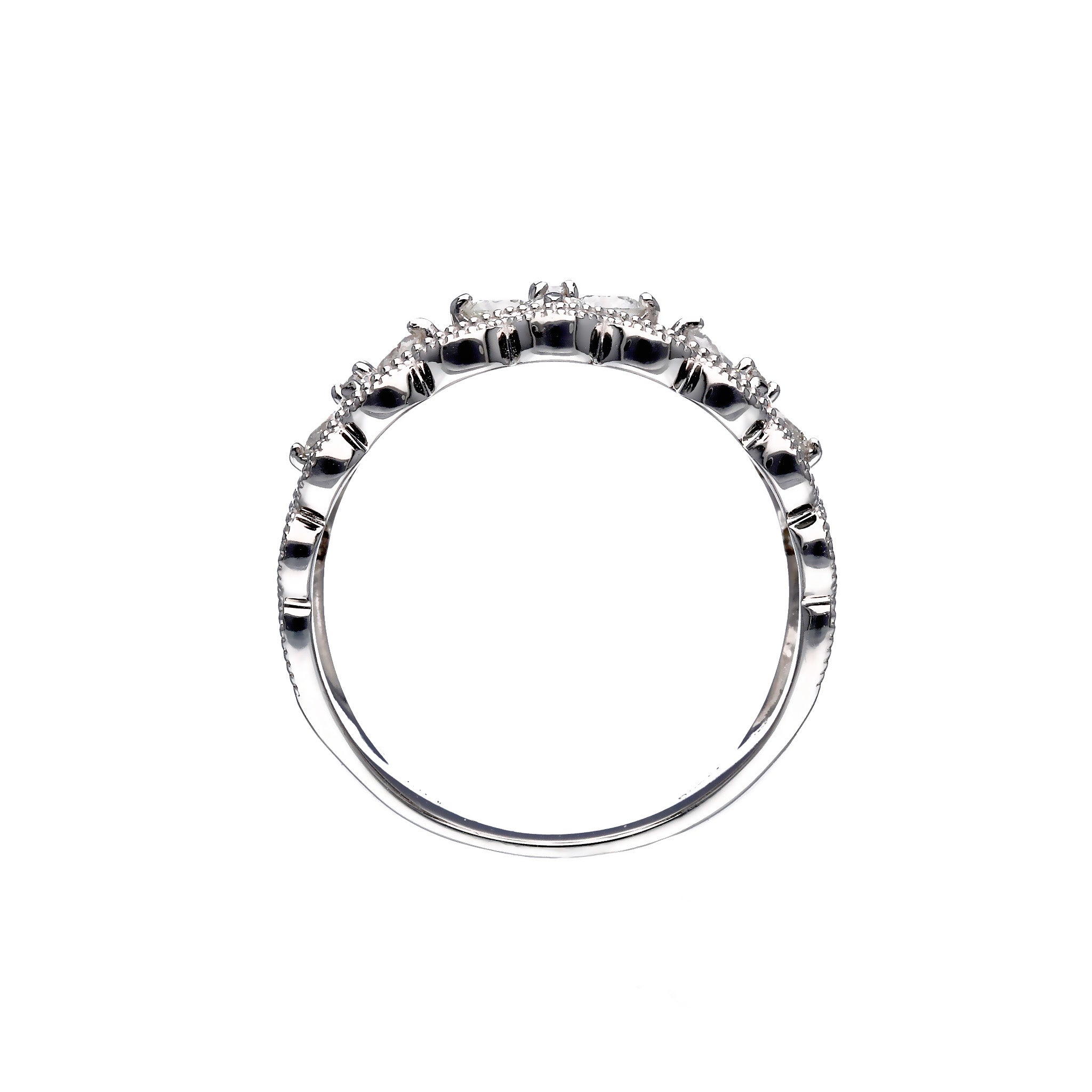 【限定数1】ダイヤモンド プラチナリング(計1.00カラット/鑑別書付/4月誕生石)《25T10237》