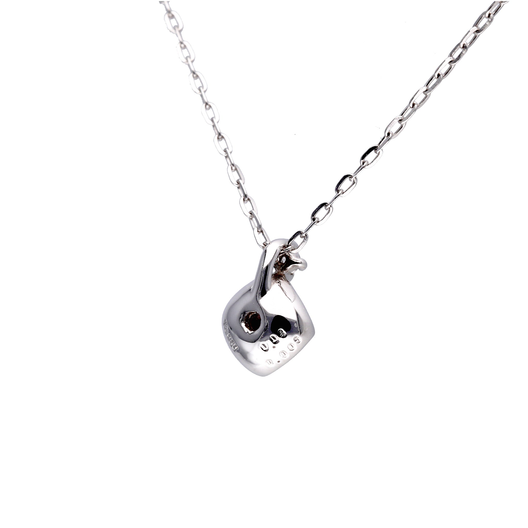 【限定数1】ダイヤモンド プラチナネックレス(ピンク系/4月誕生石)《25T10239》