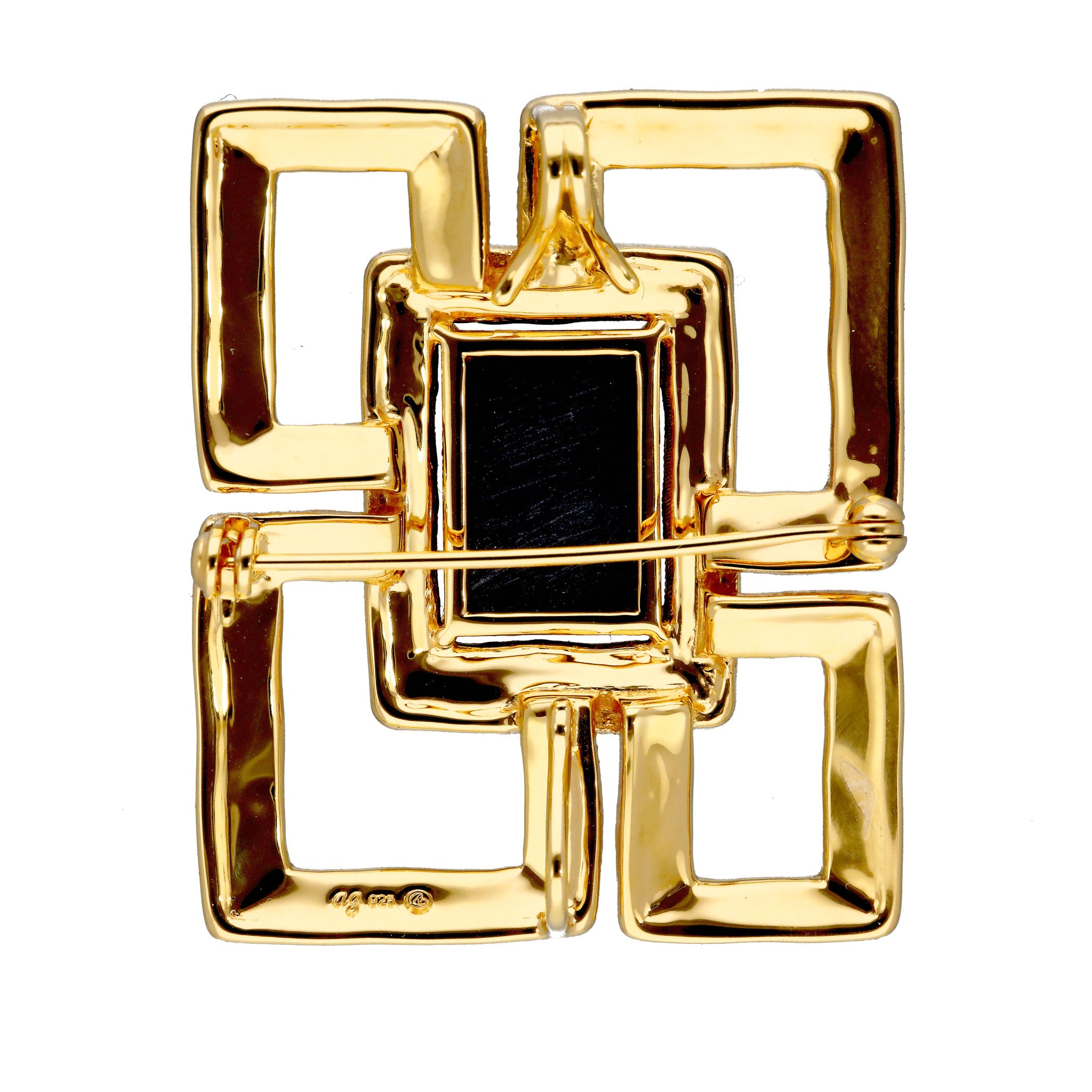 モザイクオパール シルバーブローチ兼ペンダントトップ(10月誕生石)《25T10242》