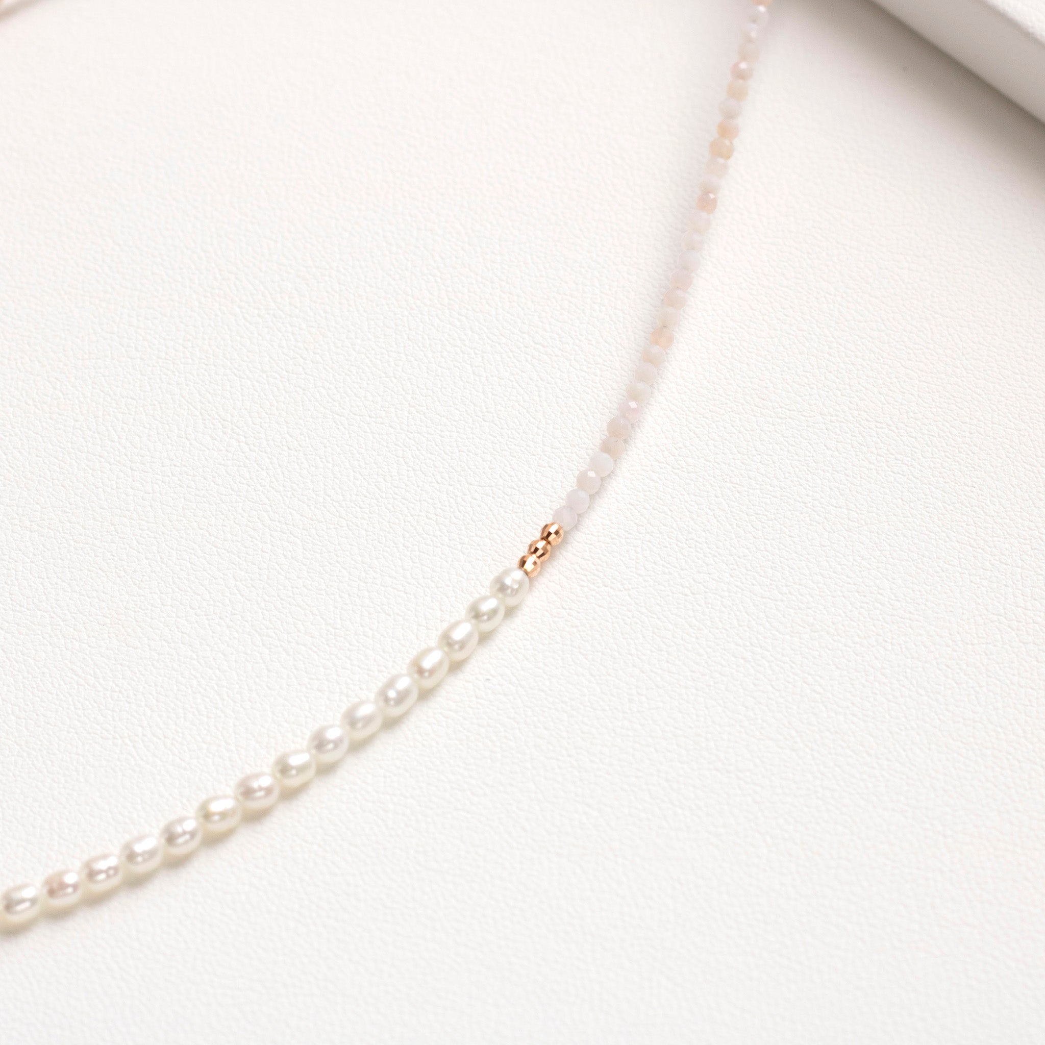 【限定数6】ピンクオパール/パール シルバーネックレス(淡水真珠/ロング/82cm/10月誕生石)《25T10243》