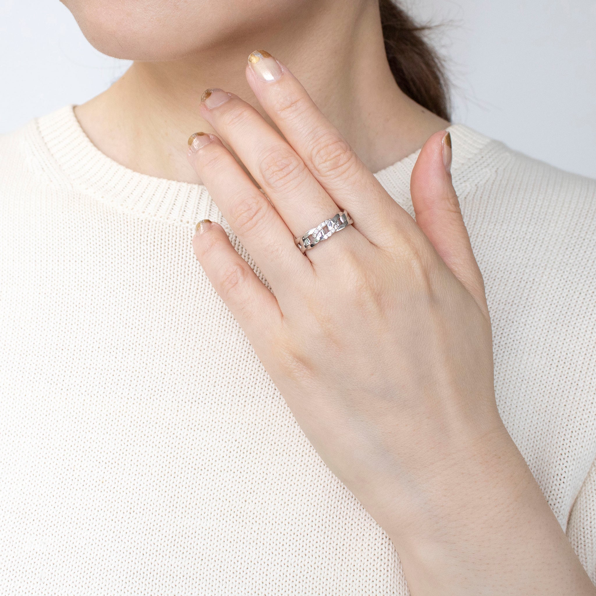 【限定数1】ダイヤモンド プラチナリング(4月誕生石)《25T10248》