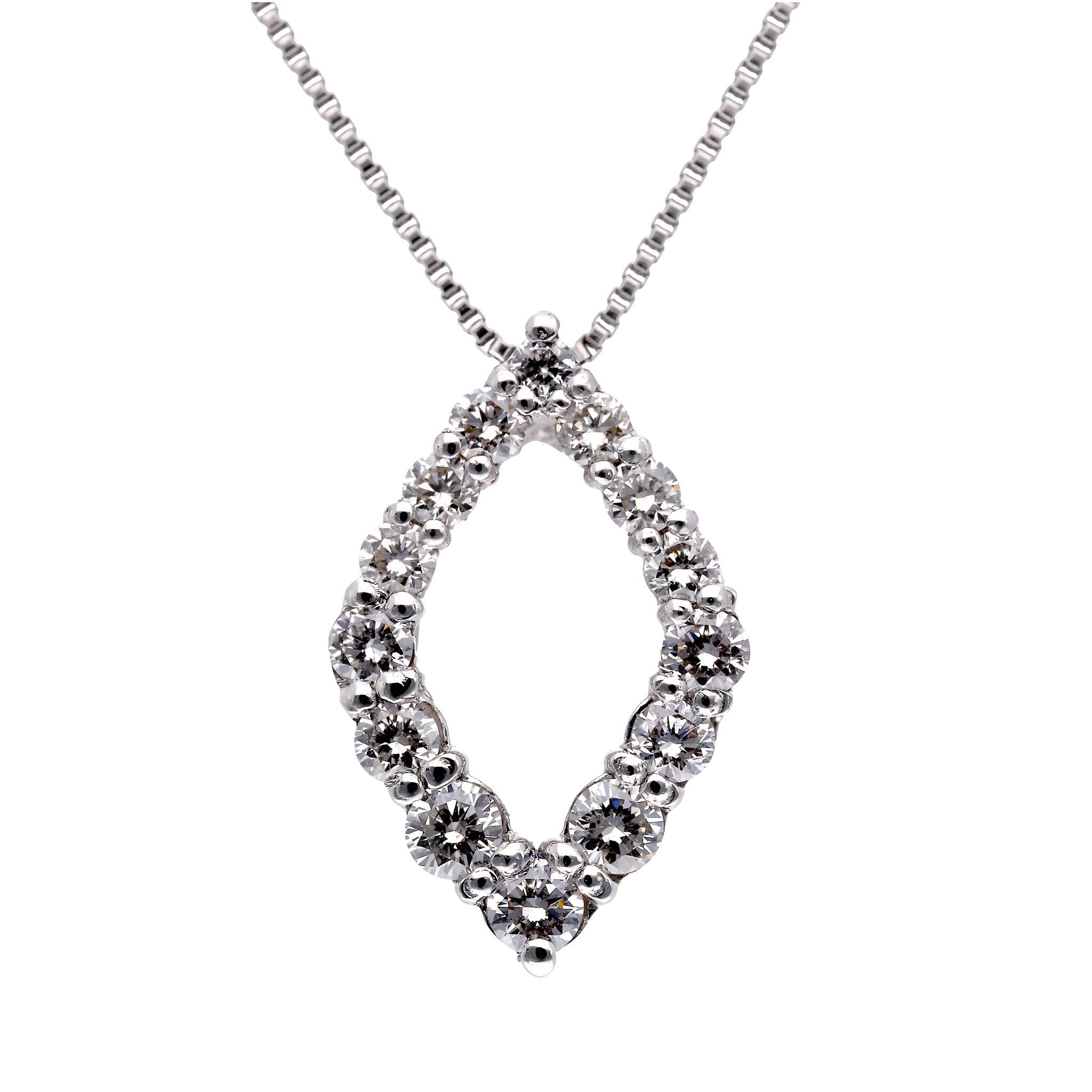 【限定数1】ダイヤモンド プラチナネックレス(4月誕生石)《25T10249》