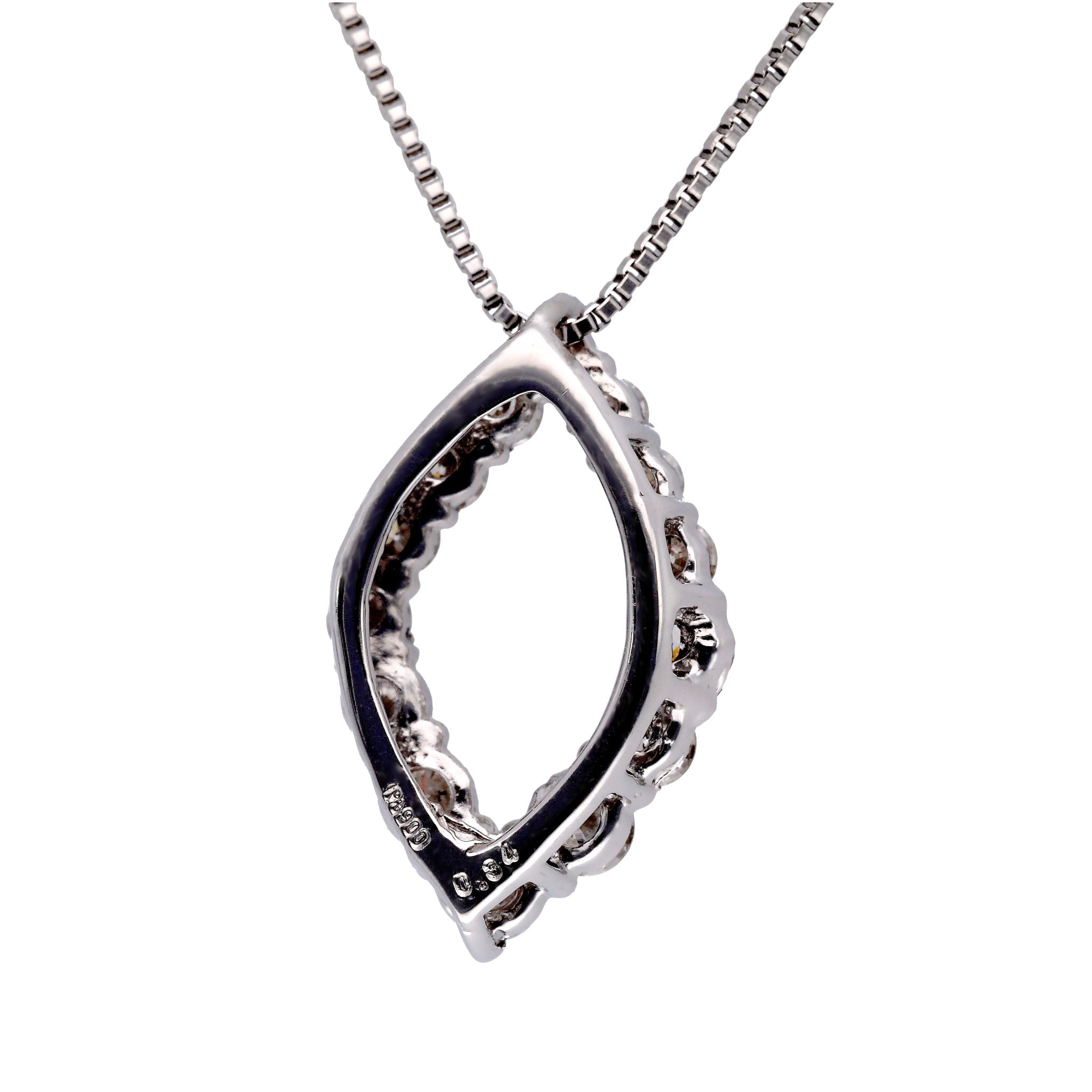 【限定数1】ダイヤモンド プラチナネックレス(4月誕生石)《25T10249》