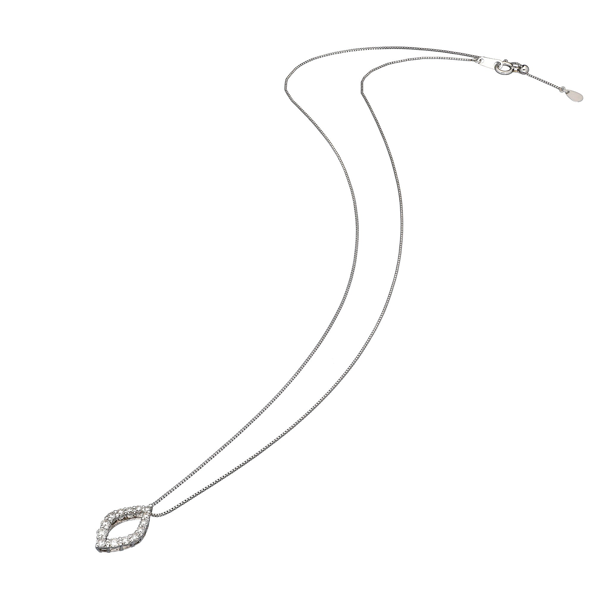 【限定数1】ダイヤモンド プラチナネックレス(4月誕生石)《25T10249》