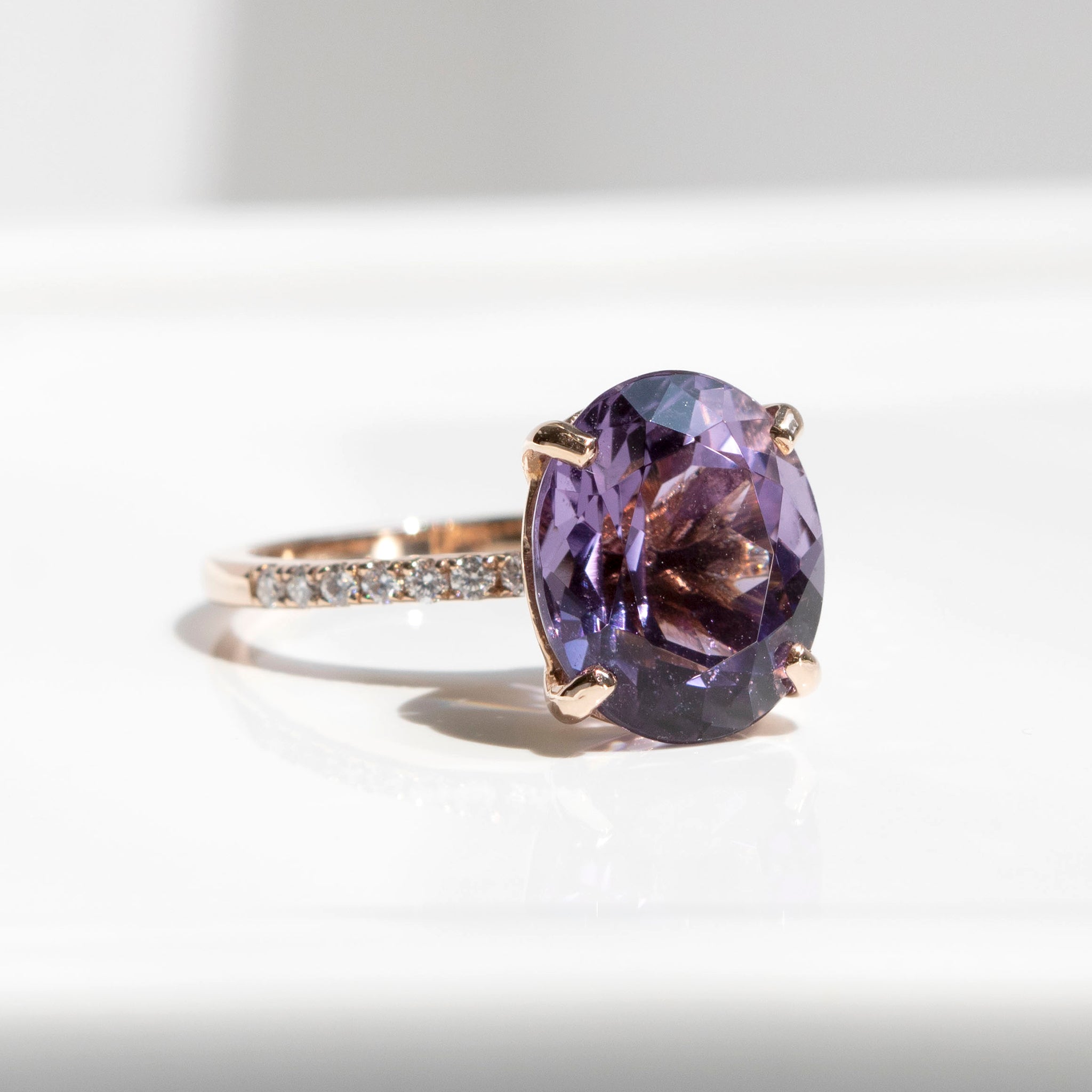 【限定数1】スキャポライト/ダイヤモンド K18リング(4.48カラット/鑑別書付)《25T10251》