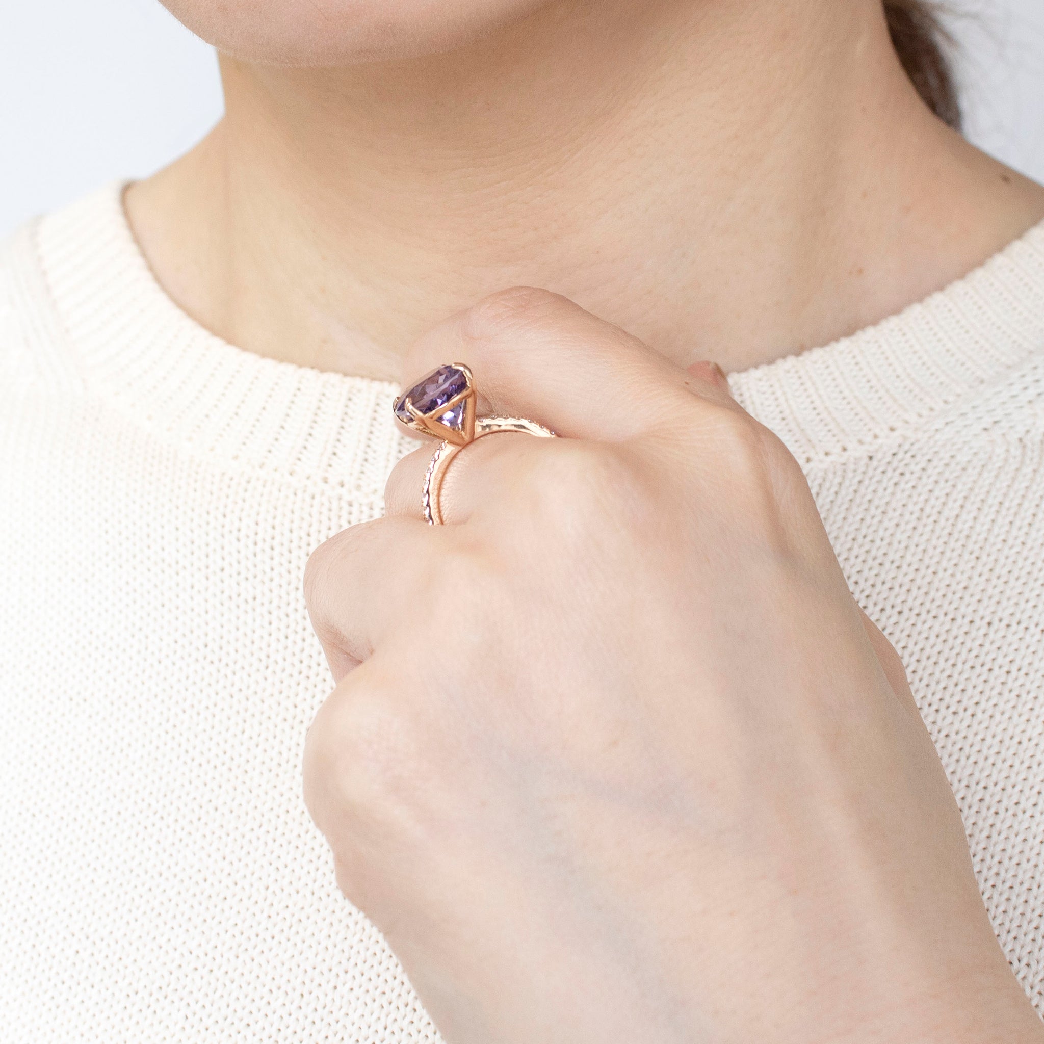 【限定数1】スキャポライト/ダイヤモンド K18リング(4.48カラット/鑑別書付)《25T10251》