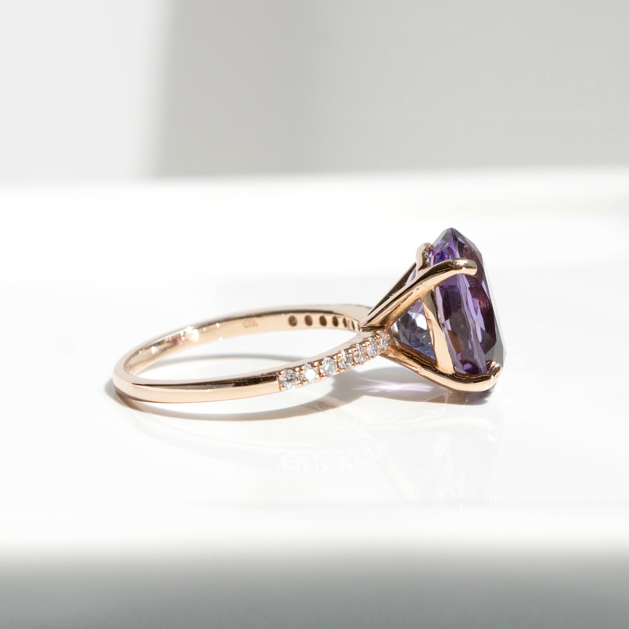 【限定数1】スキャポライト/ダイヤモンド K18リング(4.48カラット/鑑別書付)《25T10251》