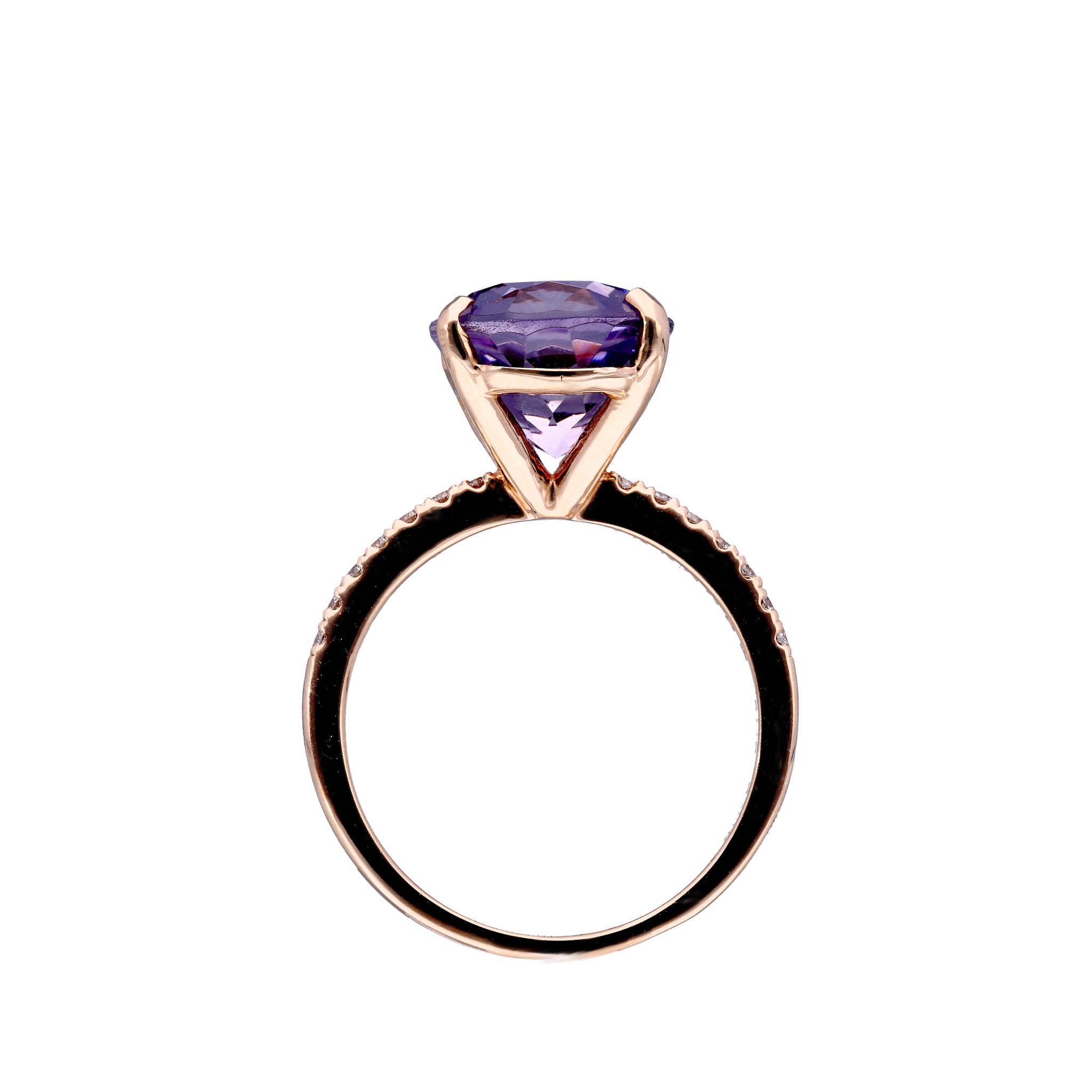 【限定数1】スキャポライト/ダイヤモンド K18リング(4.48カラット/鑑別書付)《25T10251》