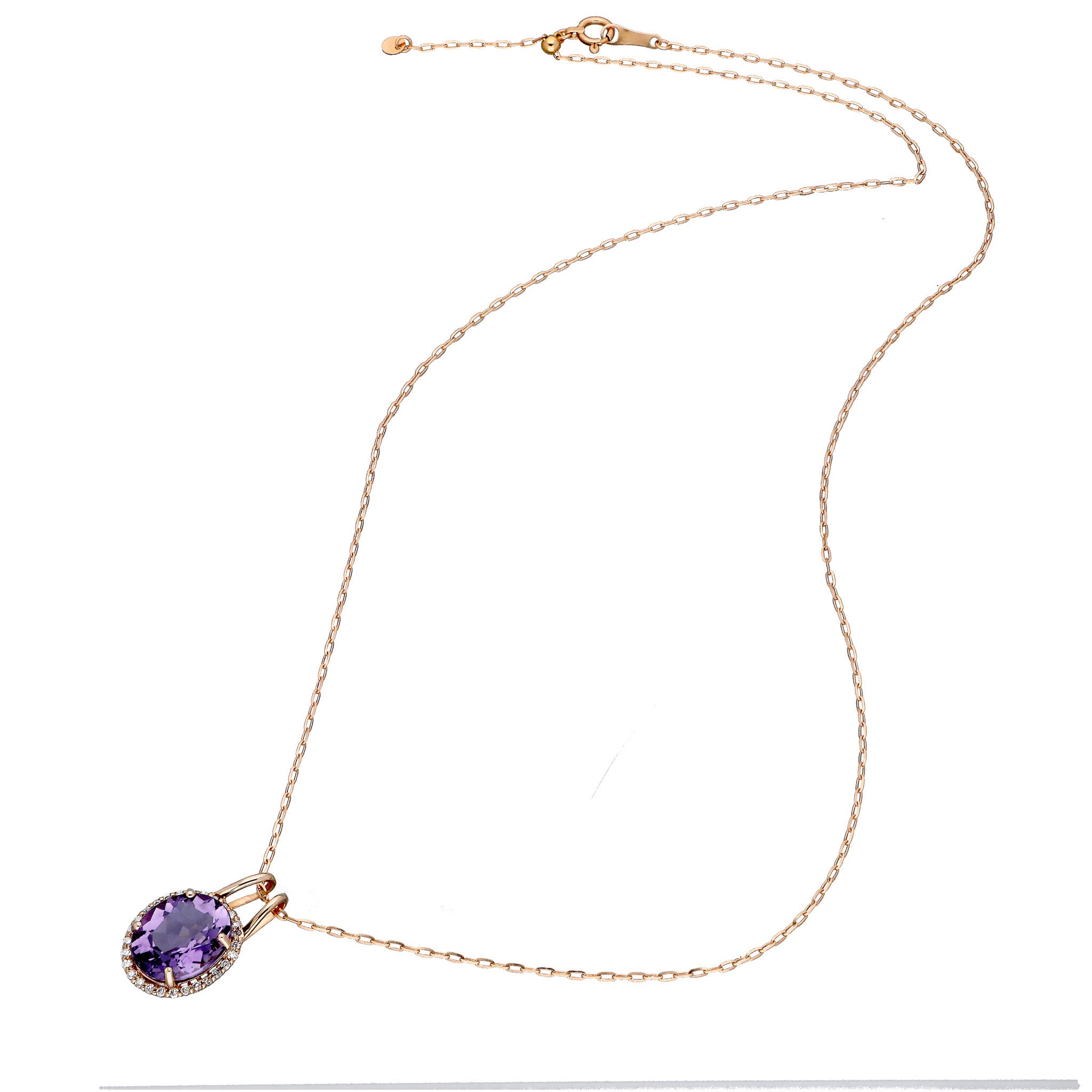 【限定数1】スキャポライト/ダイヤモンド K18ネックレス(3.40カラット/鑑別書付)《25T10252》