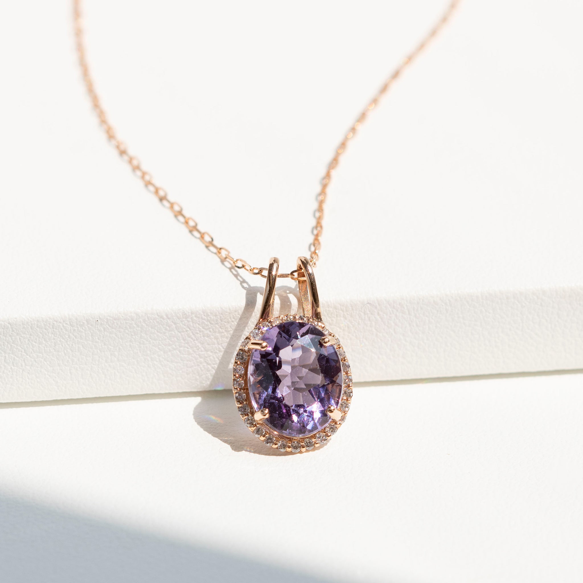 【限定数1】スキャポライト/ダイヤモンド K18ネックレス(3.40カラット/鑑別書付)《25T10252》