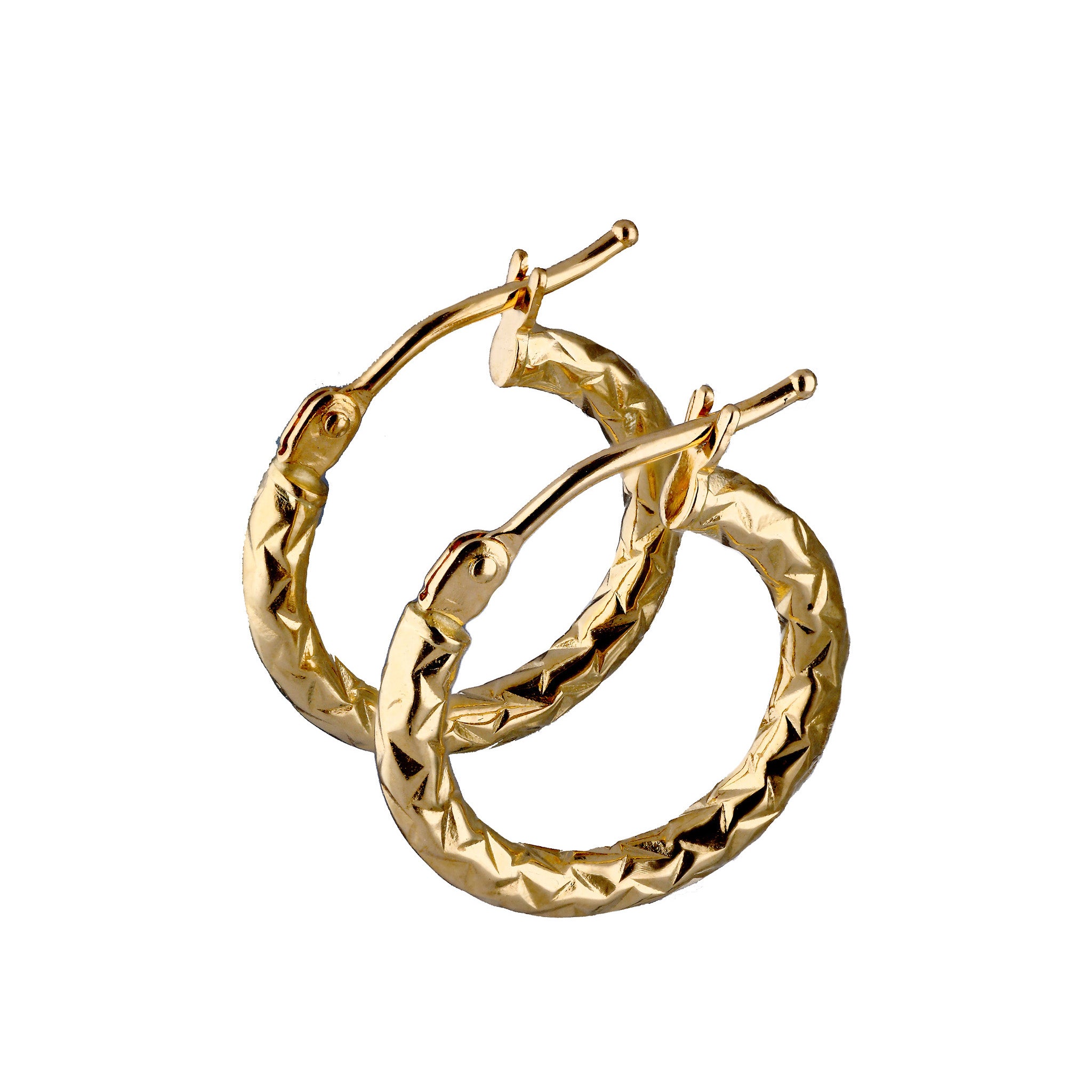 K18ピアス(フープ/イタリア製)《25T10253》