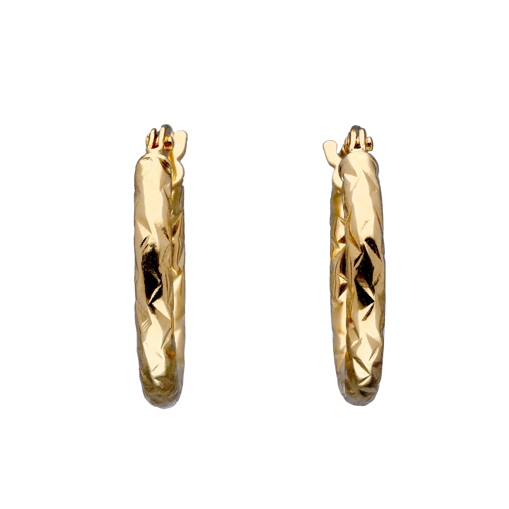 K18ピアス(フープ/イタリア製)《25T10253》