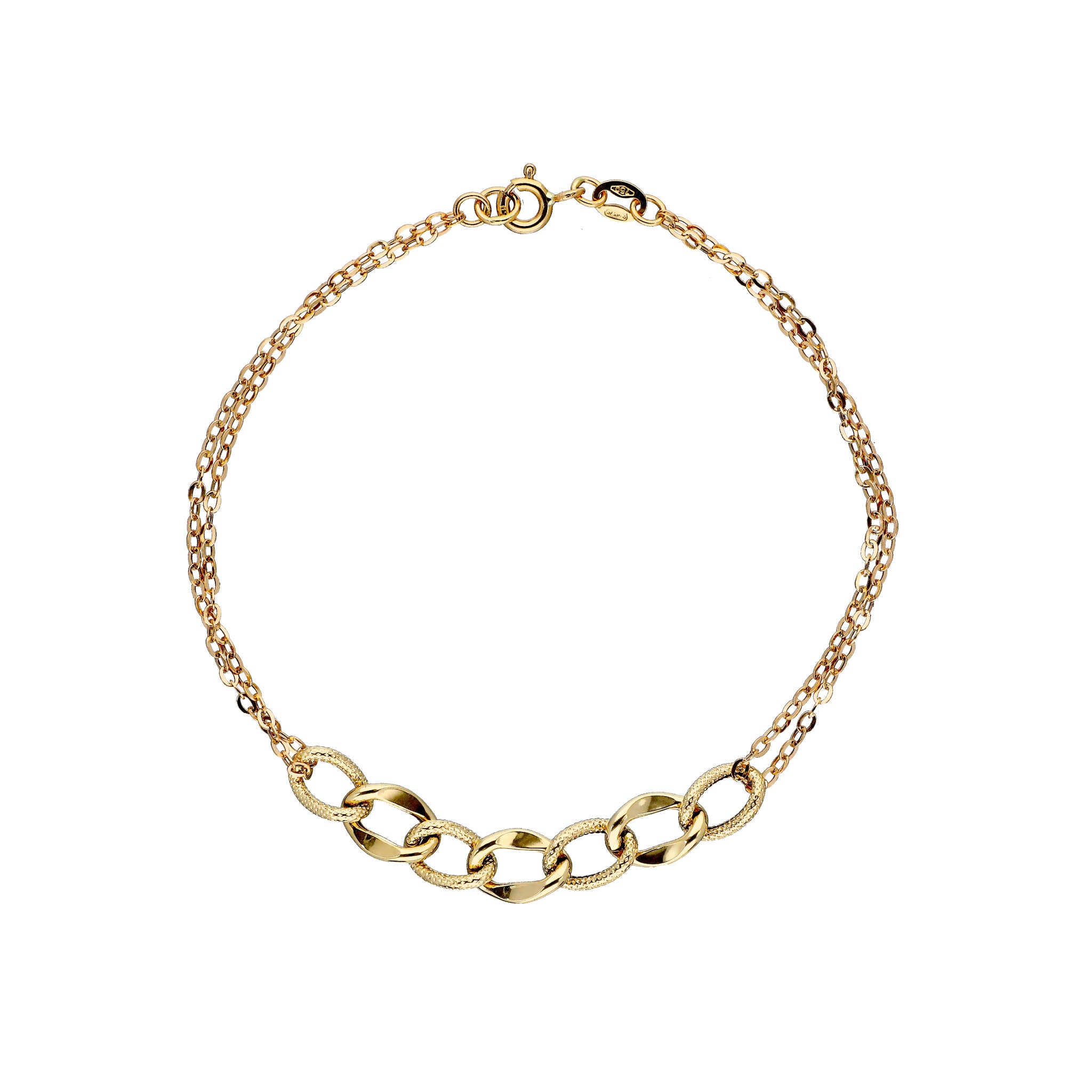 K18ブレスレット(イタリア製)《25T10258》