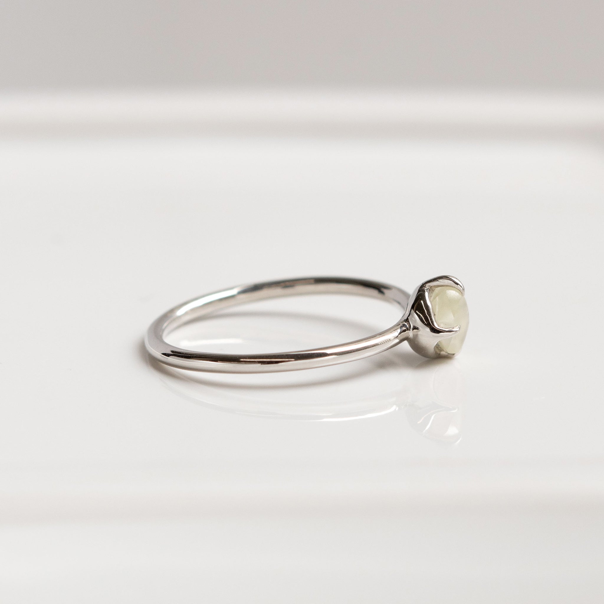 【限定1点】ダイヤモンド プラチナリング(4月誕生石)《25T10291》