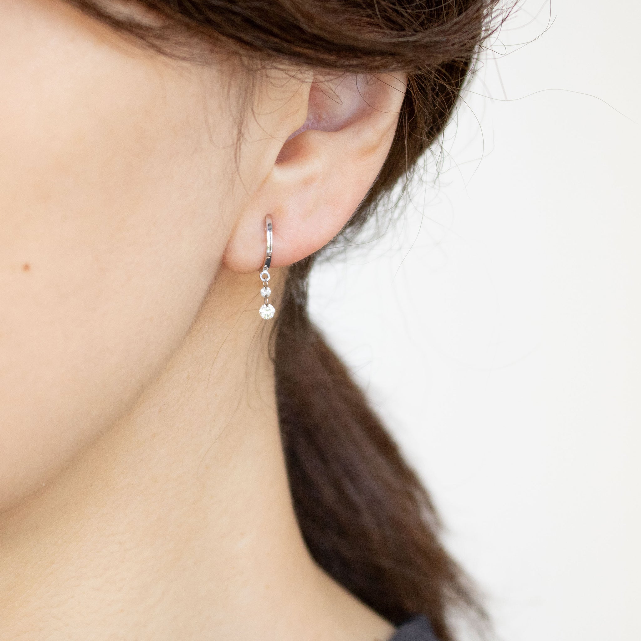 【限定2点】ダイヤモンド K18リング(レーザーホール/4月誕生石)《25T10293》