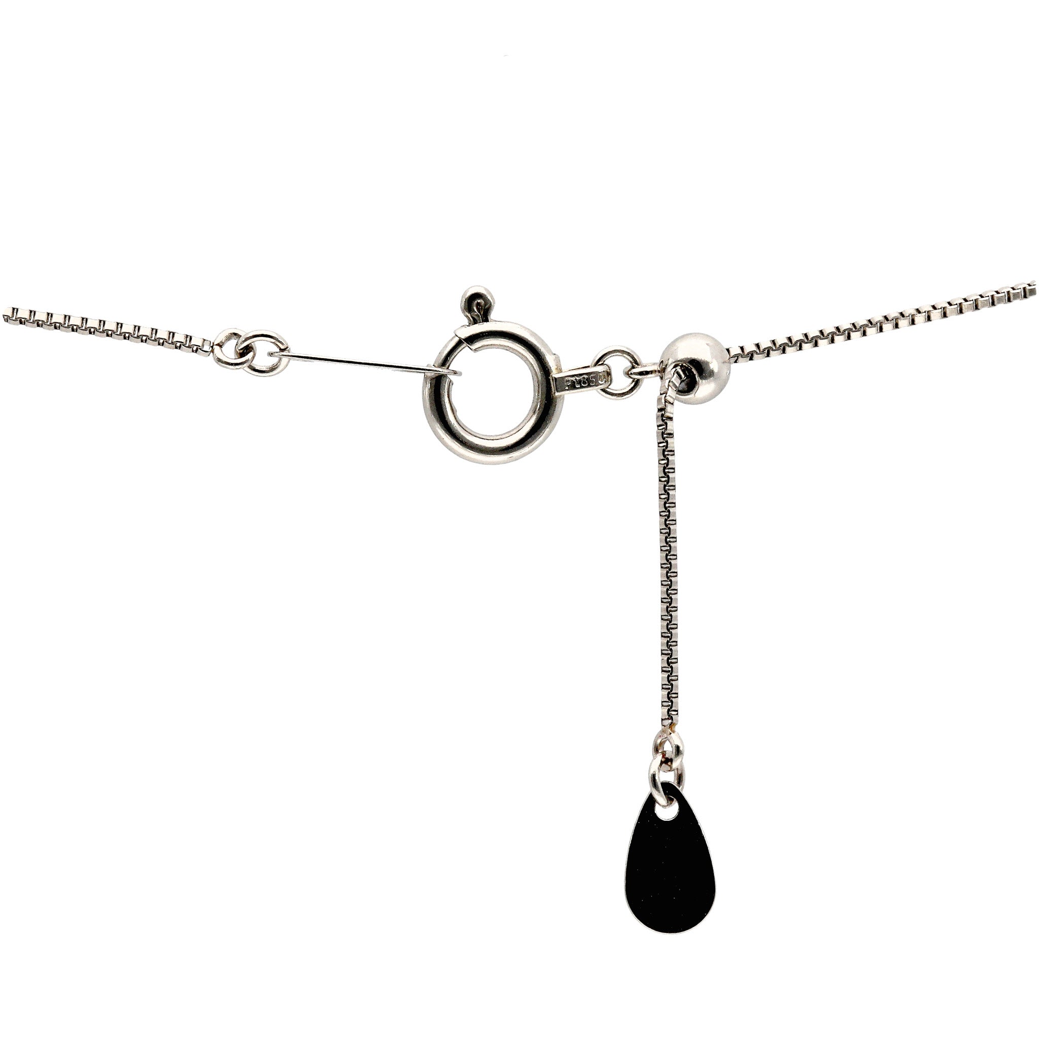 【限定1点】クォーツ/ダイヤモンド プラチナネックレス《25T10309》