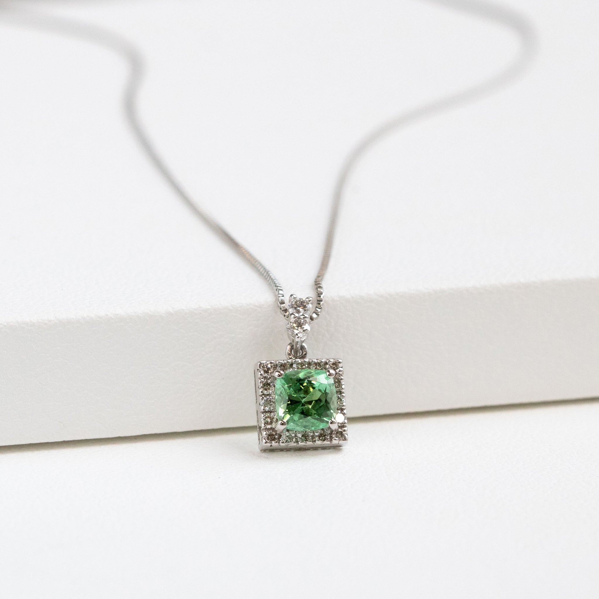 【限定1点】コーネルピン/ダイヤモンド プラチナネックレス(鑑別書付)《25T10312》