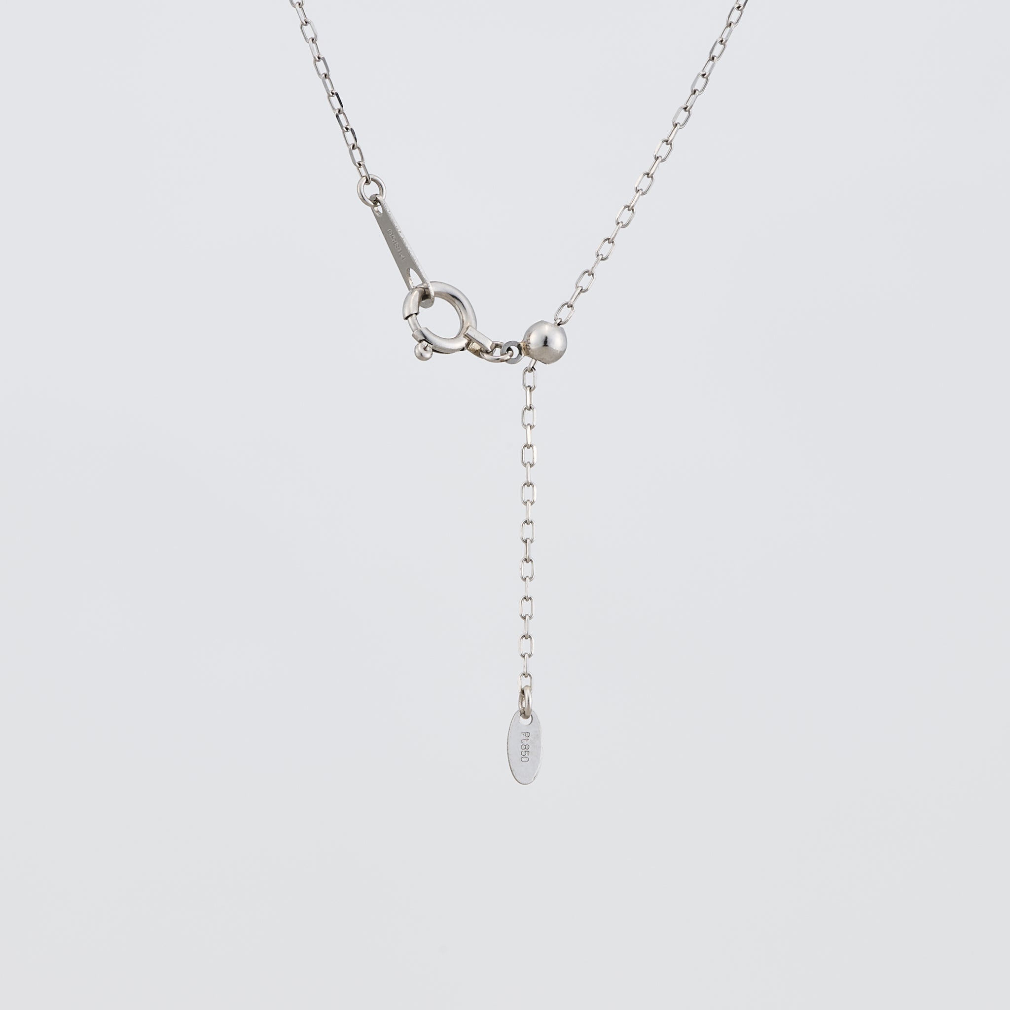 エメラルド/ダイヤモンド プラチナネックレス(5月誕生石)《25V00905》