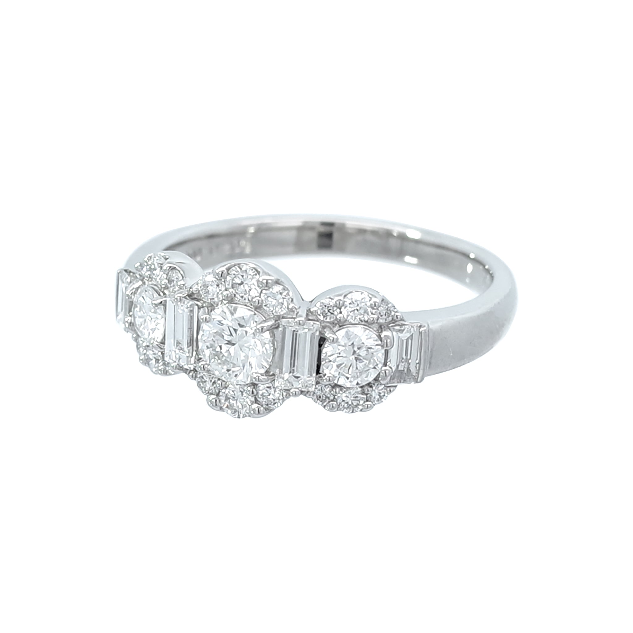 ダイヤモンド プラチナリング(0.2カラット/Gカラー/SIクラス/GOOD/4月誕生石/グレーディングレポート付)《25V00908》