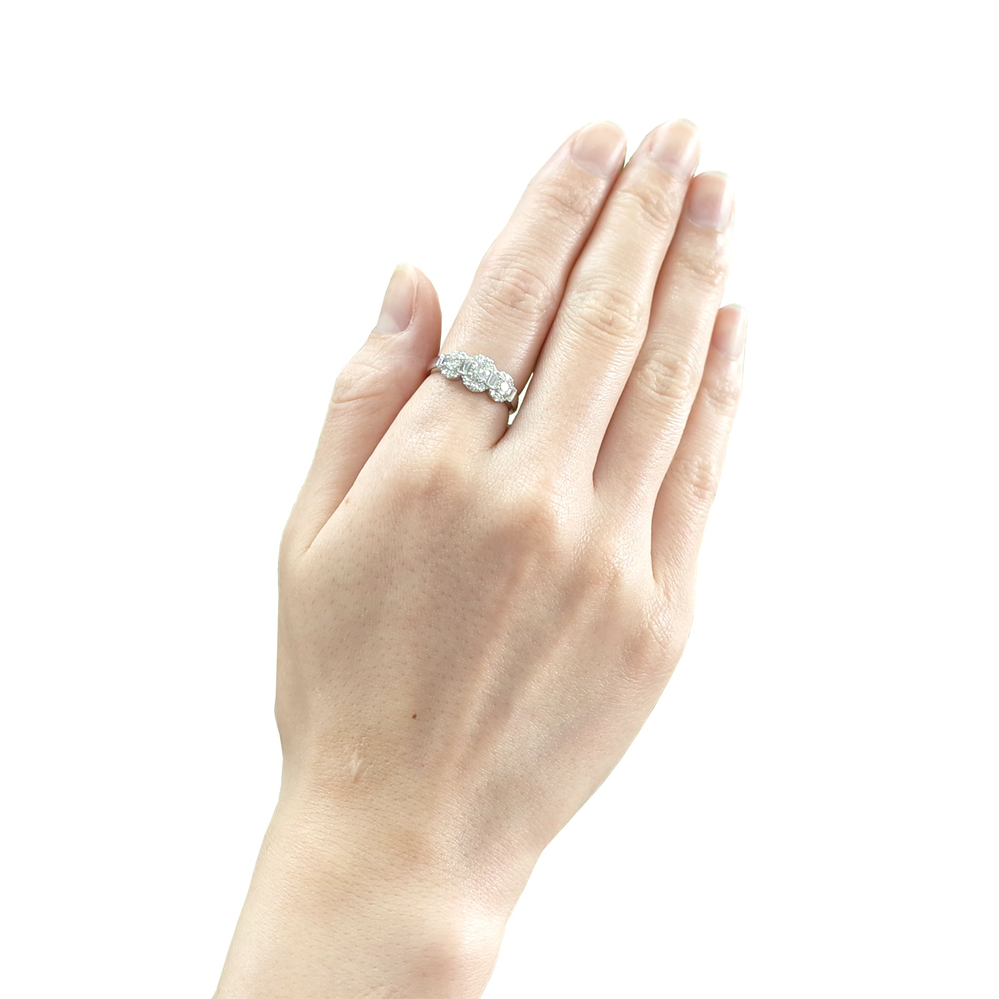 ダイヤモンド プラチナリング(0.2カラット/Gカラー/SIクラス/GOOD/4月誕生石/グレーディングレポート付)《25V00908》