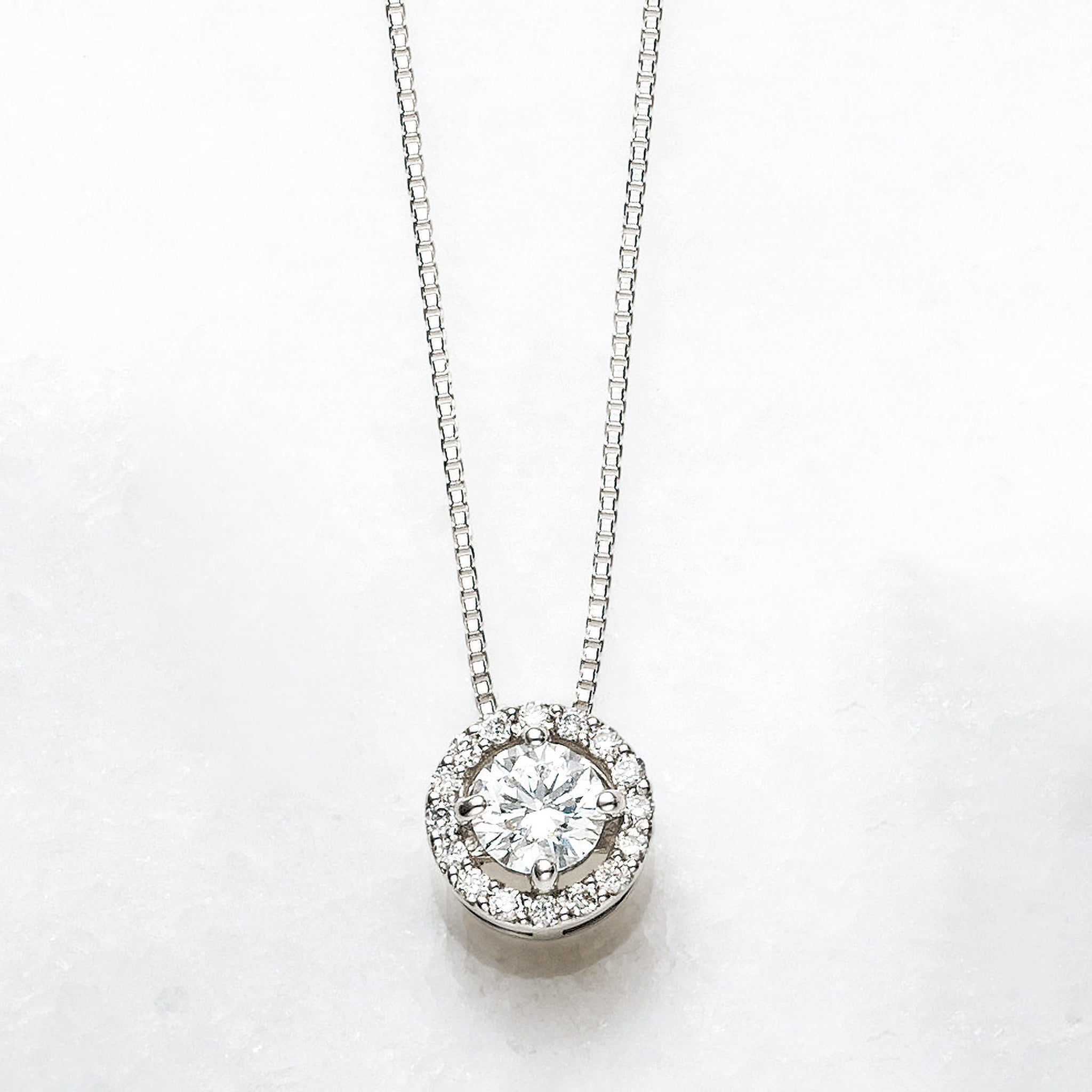 【限定3点】ダイヤモンド プラチナネックレス(0.2カラット/Dカラー/FL/3EX/4月誕生石/グレーディングレポート付)《25V01102》