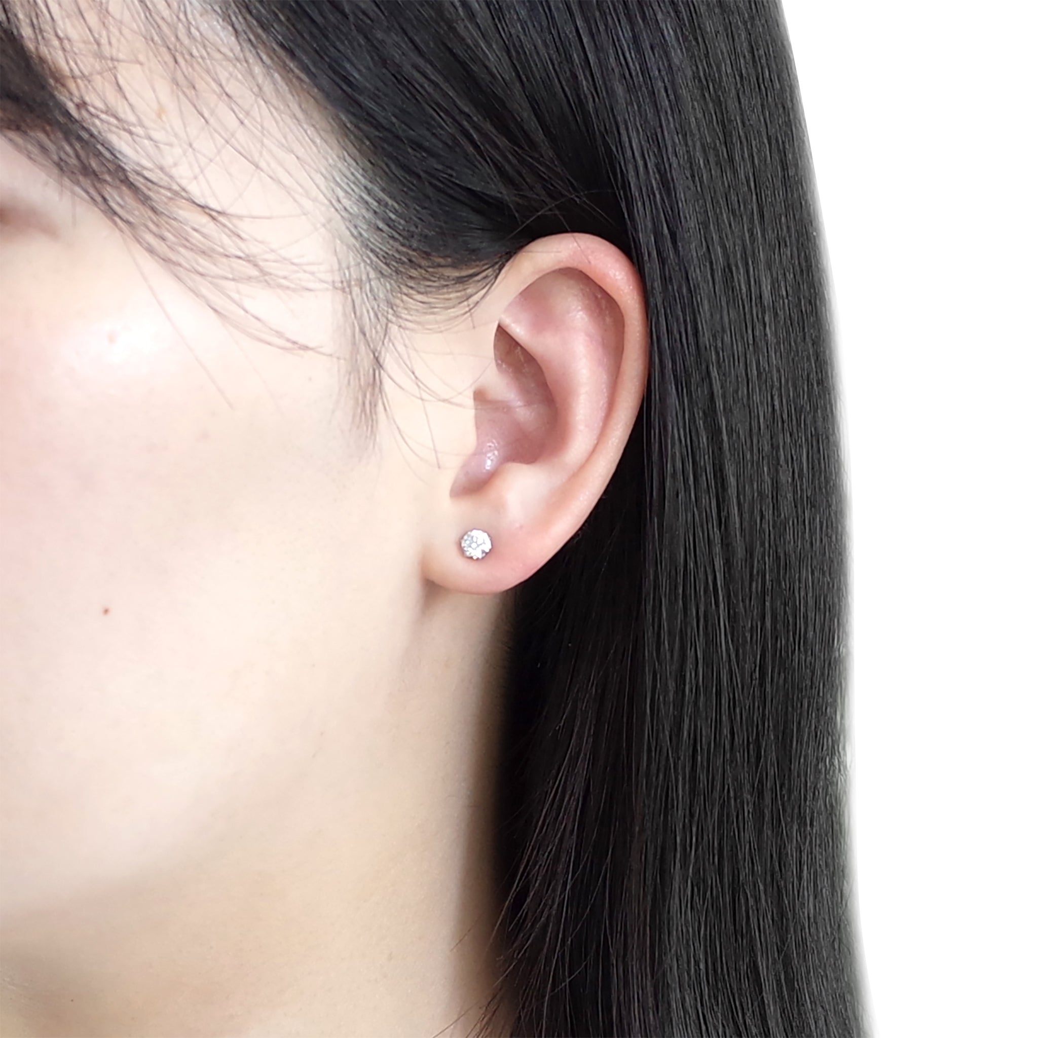 ダイヤモンド プラチナピアス(計0.6カラット/Dカラー/SIクラス/GOOD/4月誕生石/グレーディングレポート付)《25V01107》